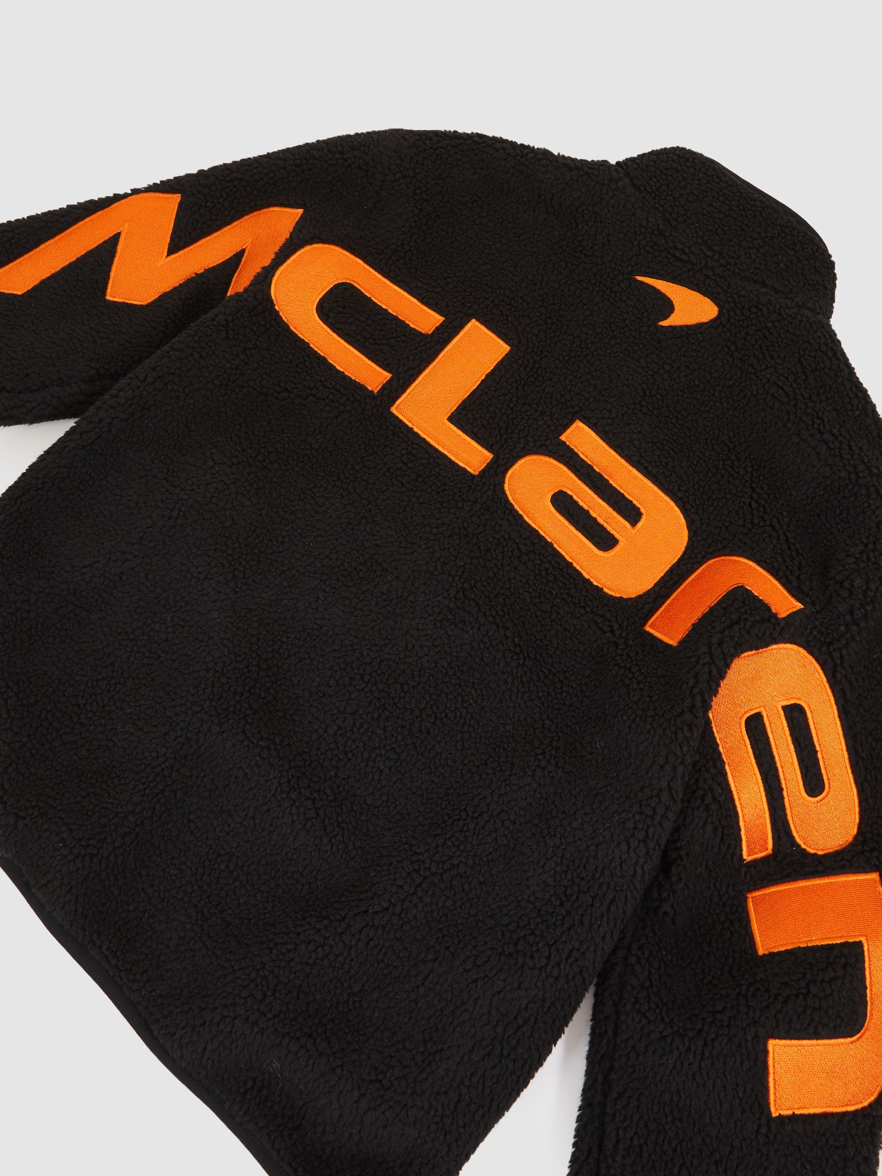 McLaren F1 Team Embroidered Fleece Jacket Unisex Fit in Black