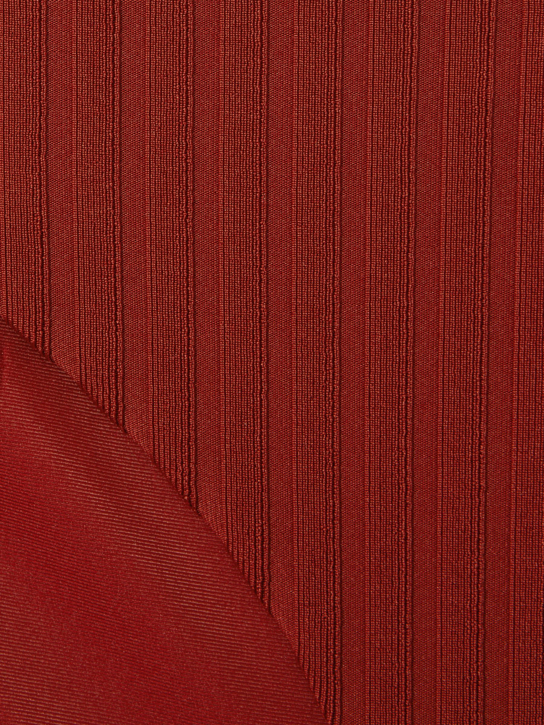 Underwear Ribbed Bikini Bottoms in Dark Magma Red