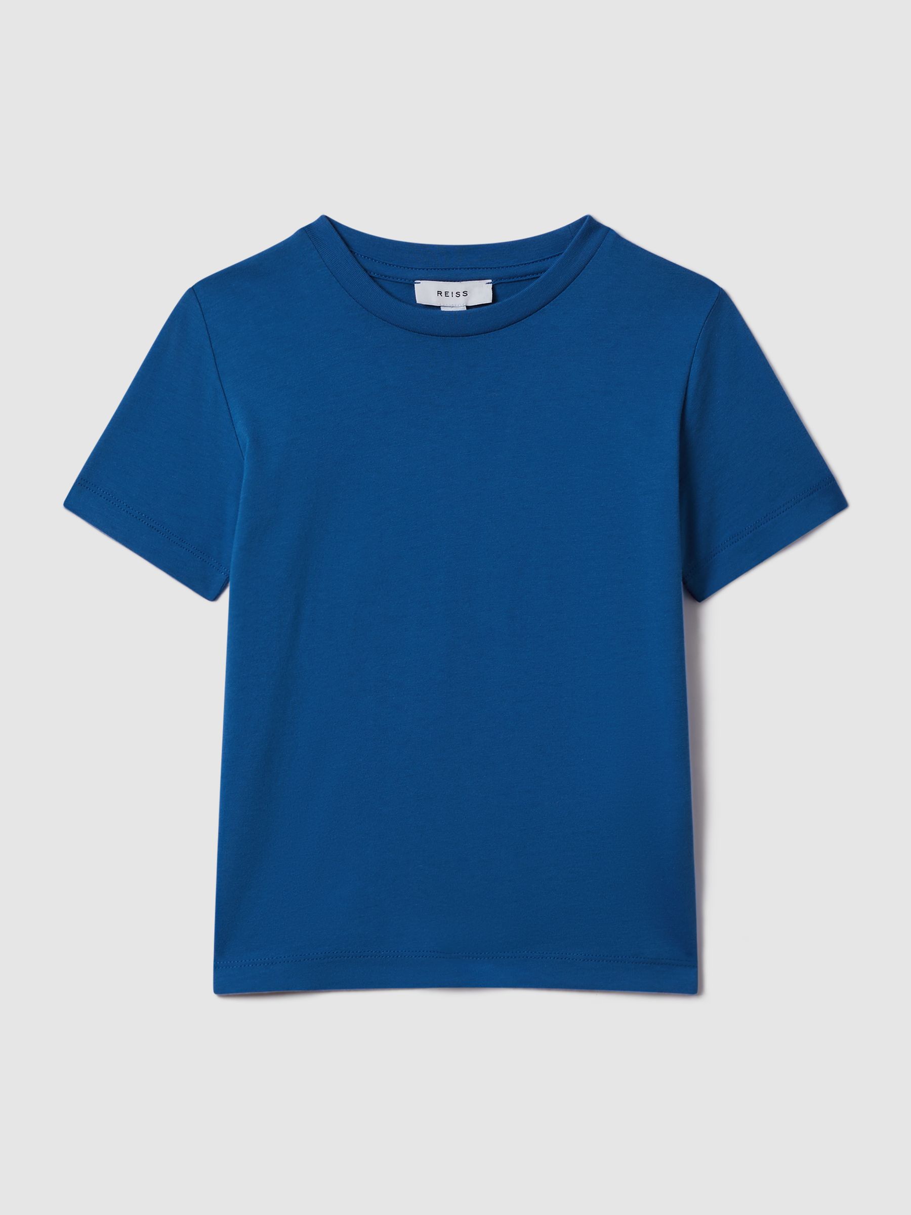 Crew Neck T-Shirt in Lapis Blue