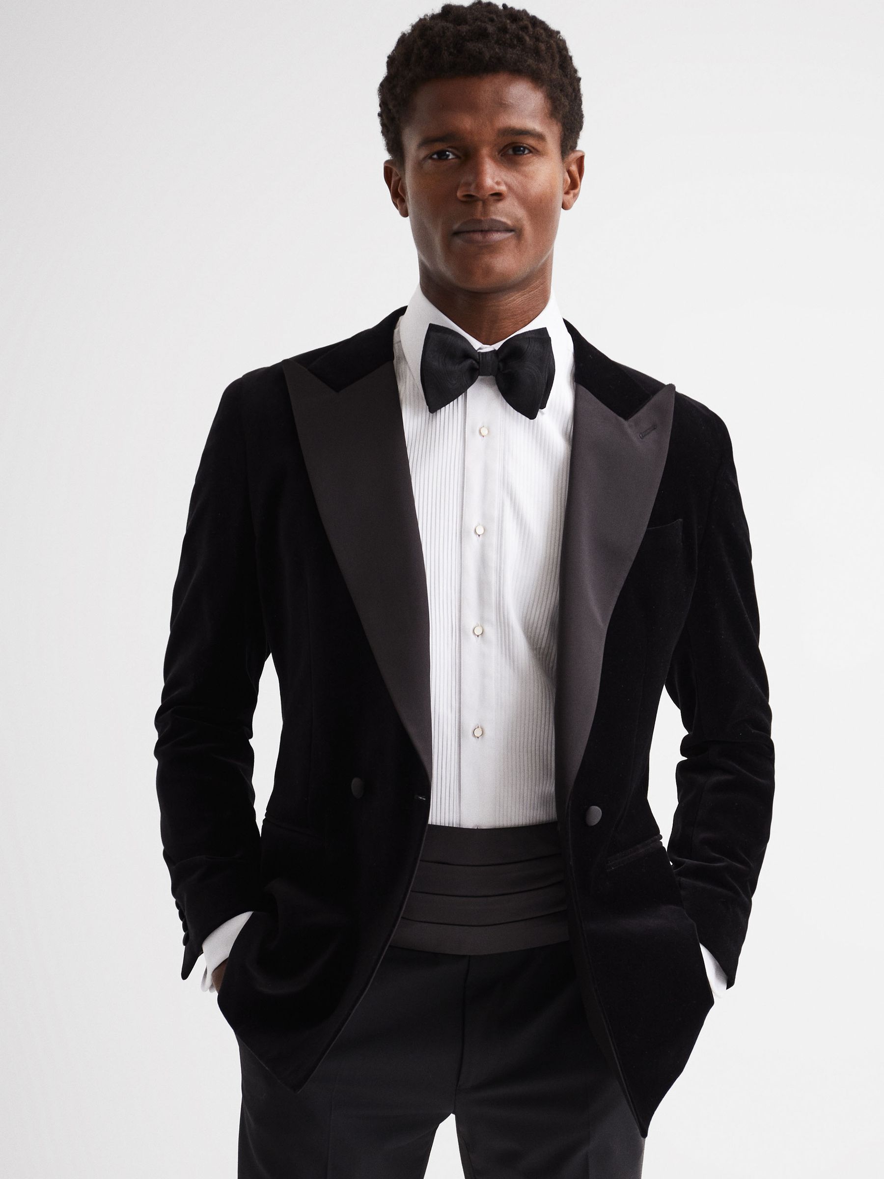 Silk Cummerbund in Black