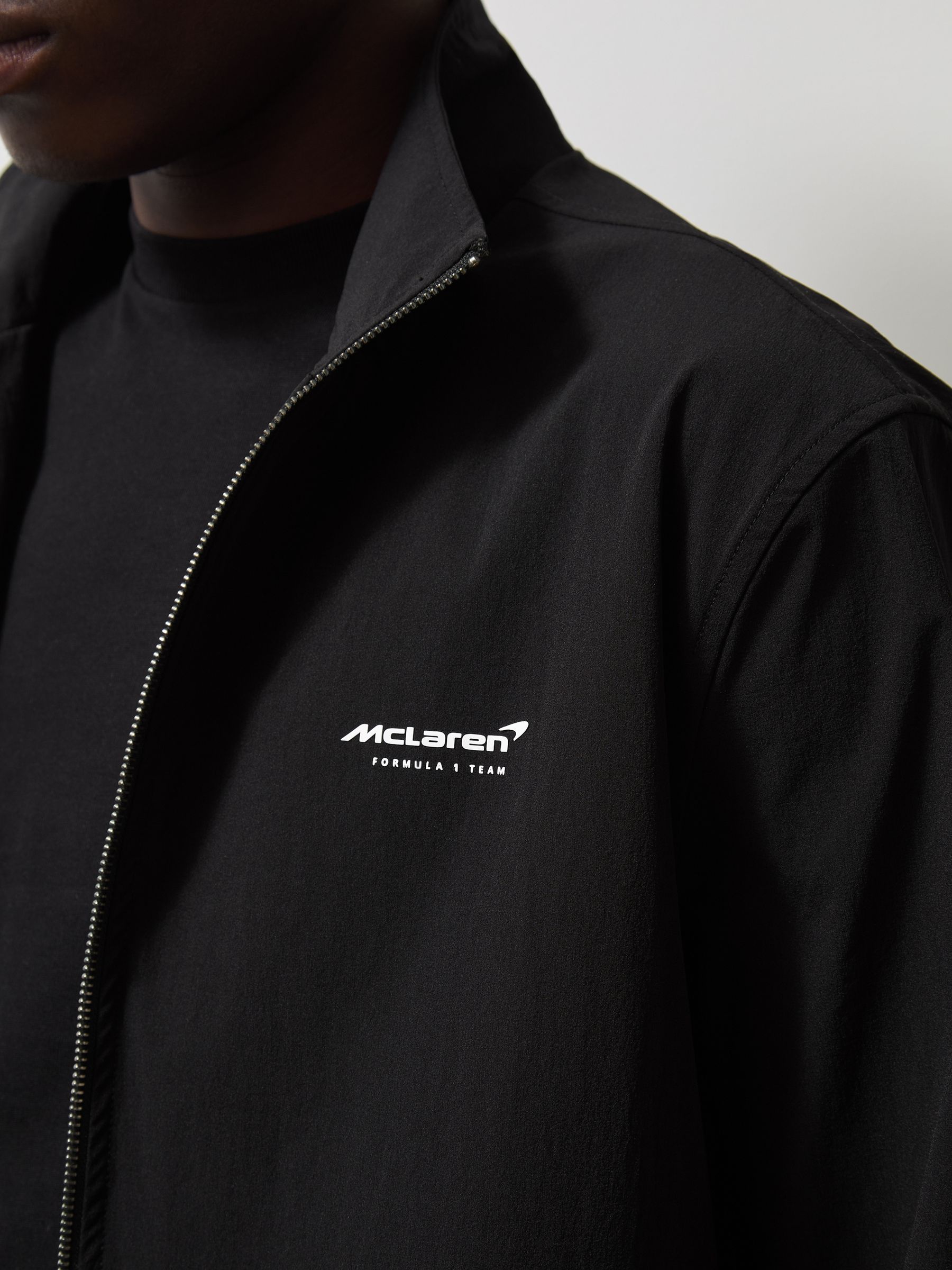 McLaren F1 Team Tech Funnel-Neck Jacket in Black