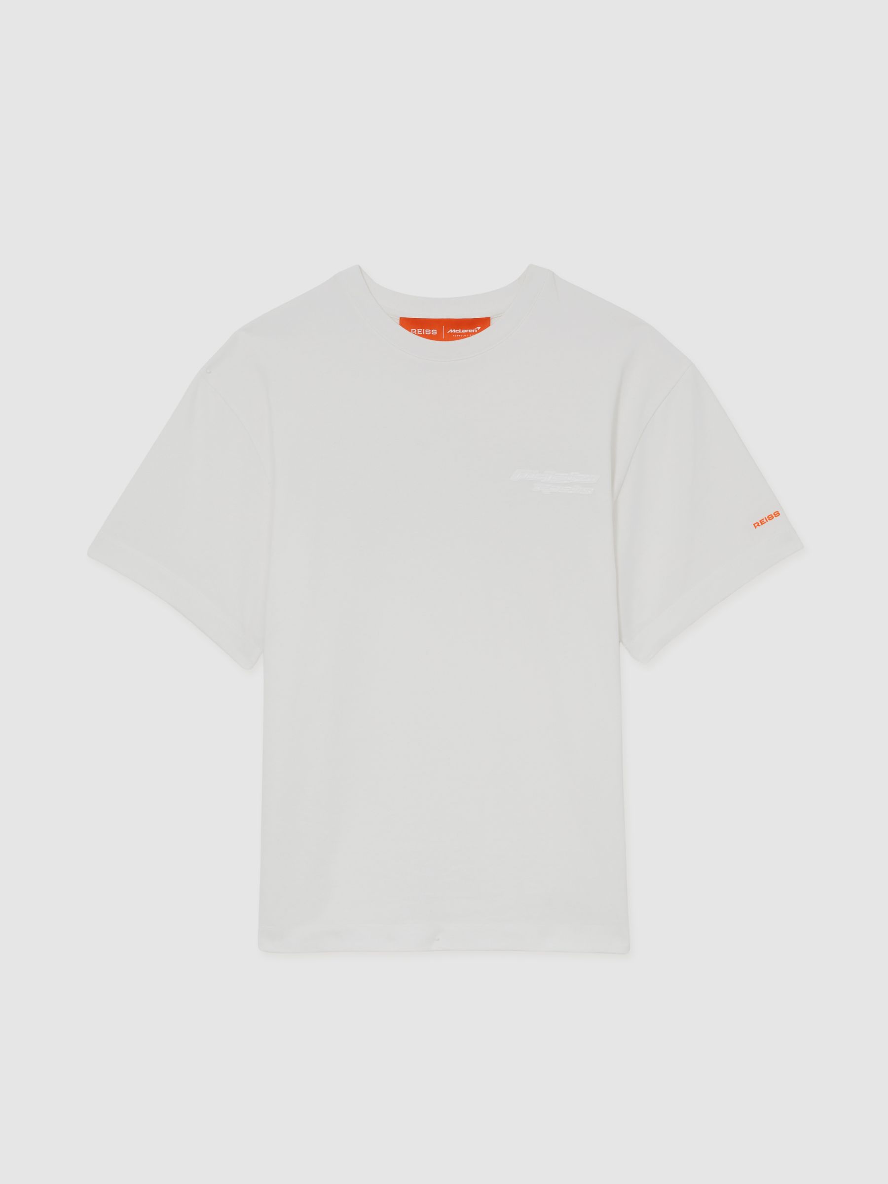 McLaren F1 Team Oversize Unisex Fit Logo T-Shirt in White