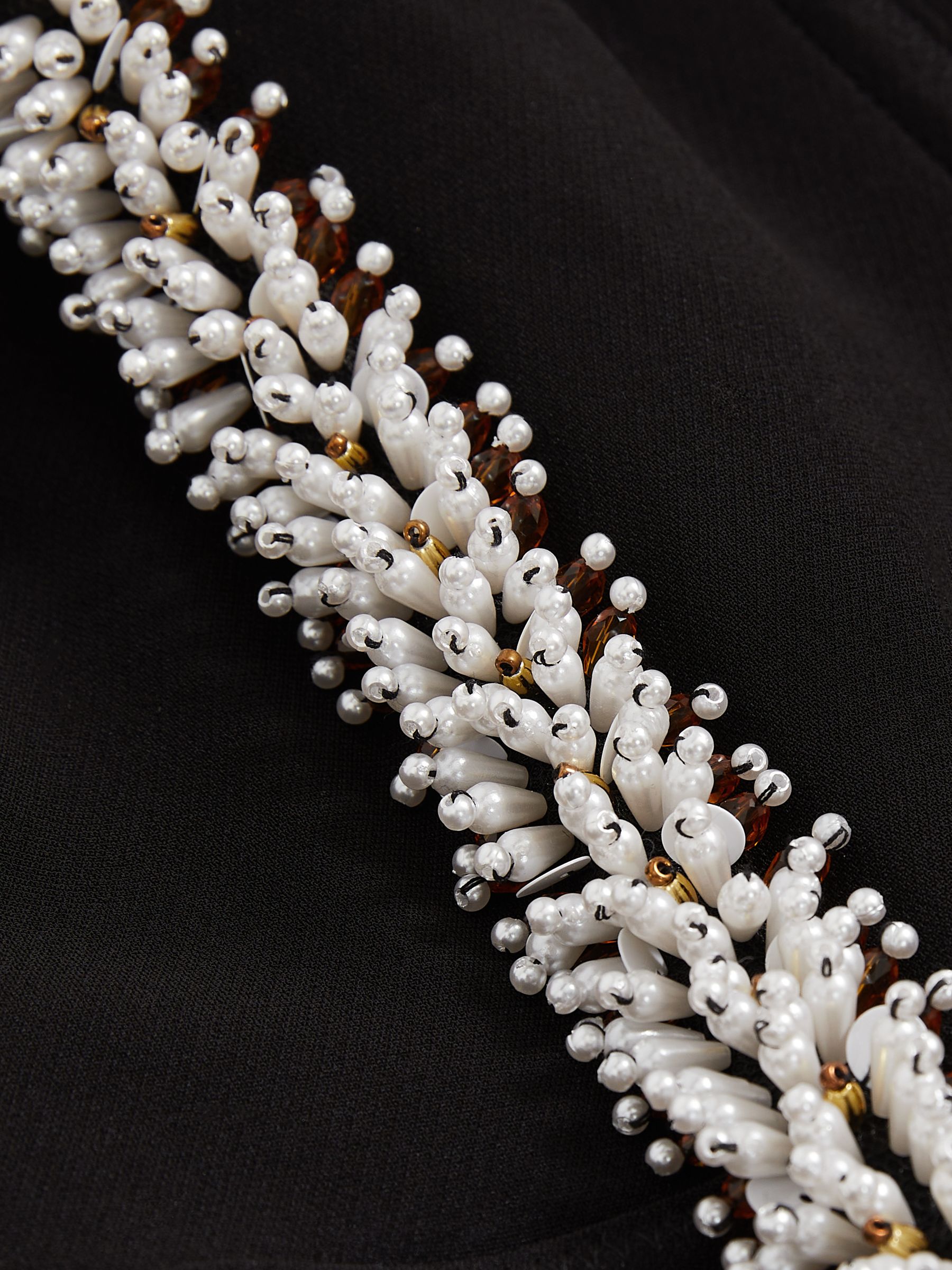 Atelier Embellished Corset Top in Black