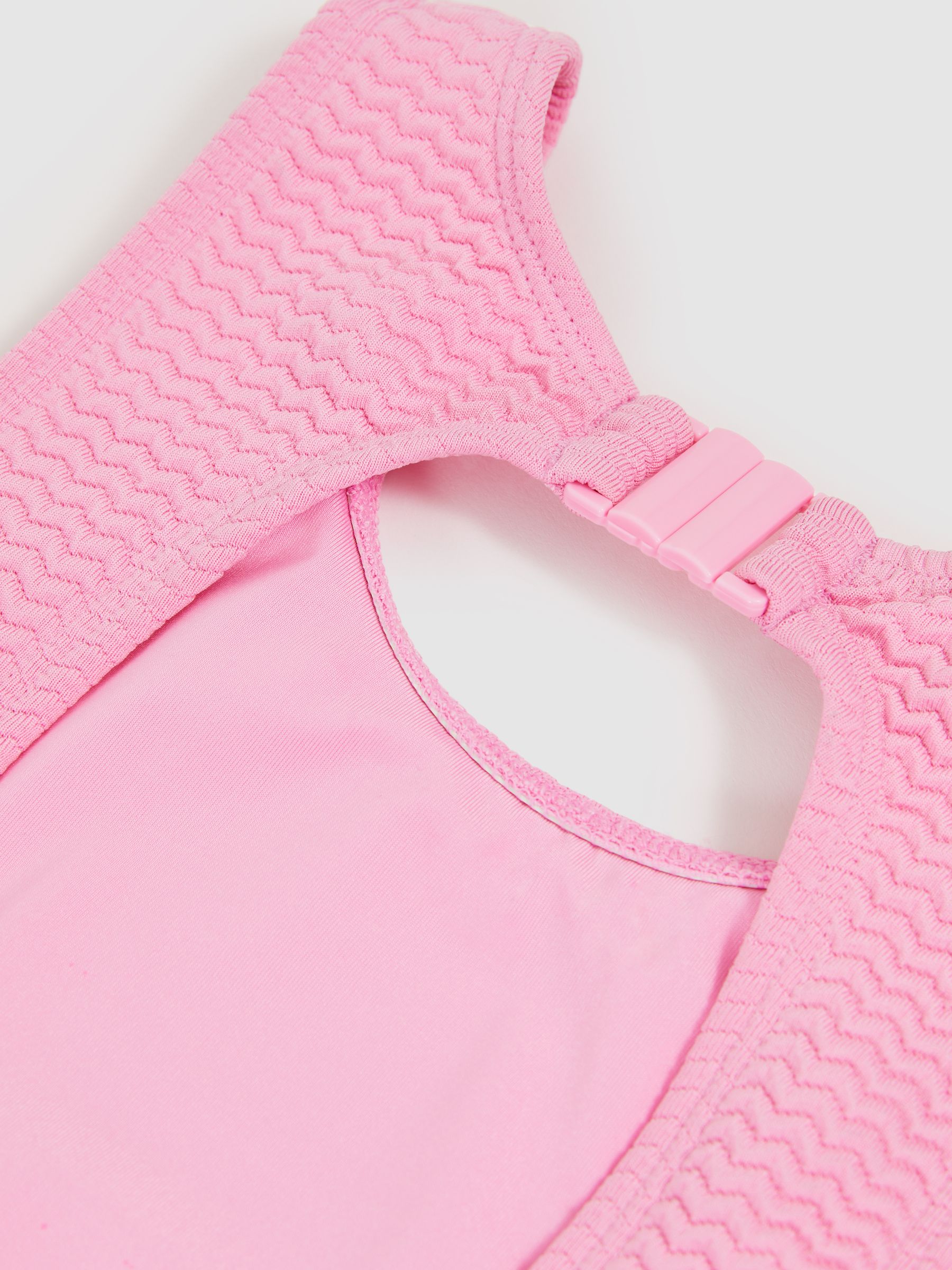 13-14 yrs Textured Swimsuit in Pink