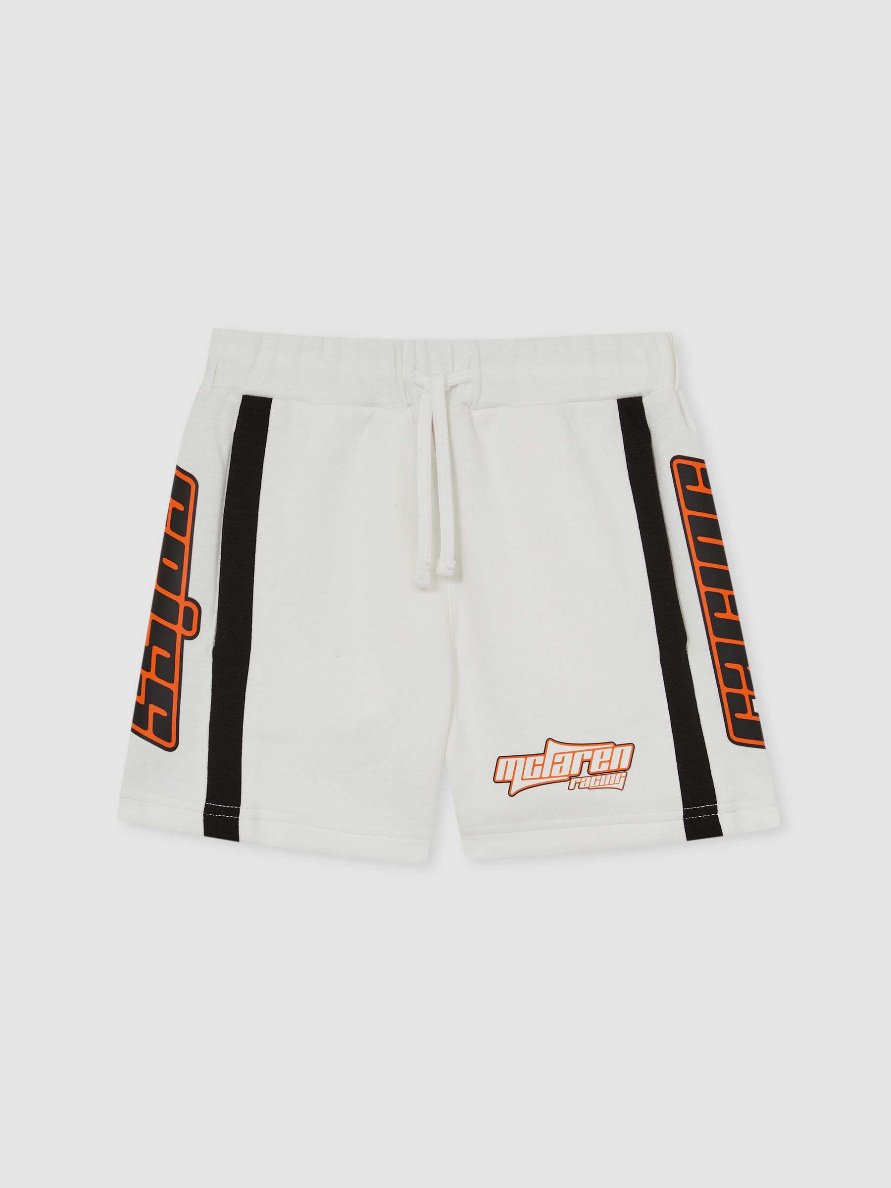 3-9 yrs McLaren F1 Team Drawstring Shorts Unisex Fit in White
