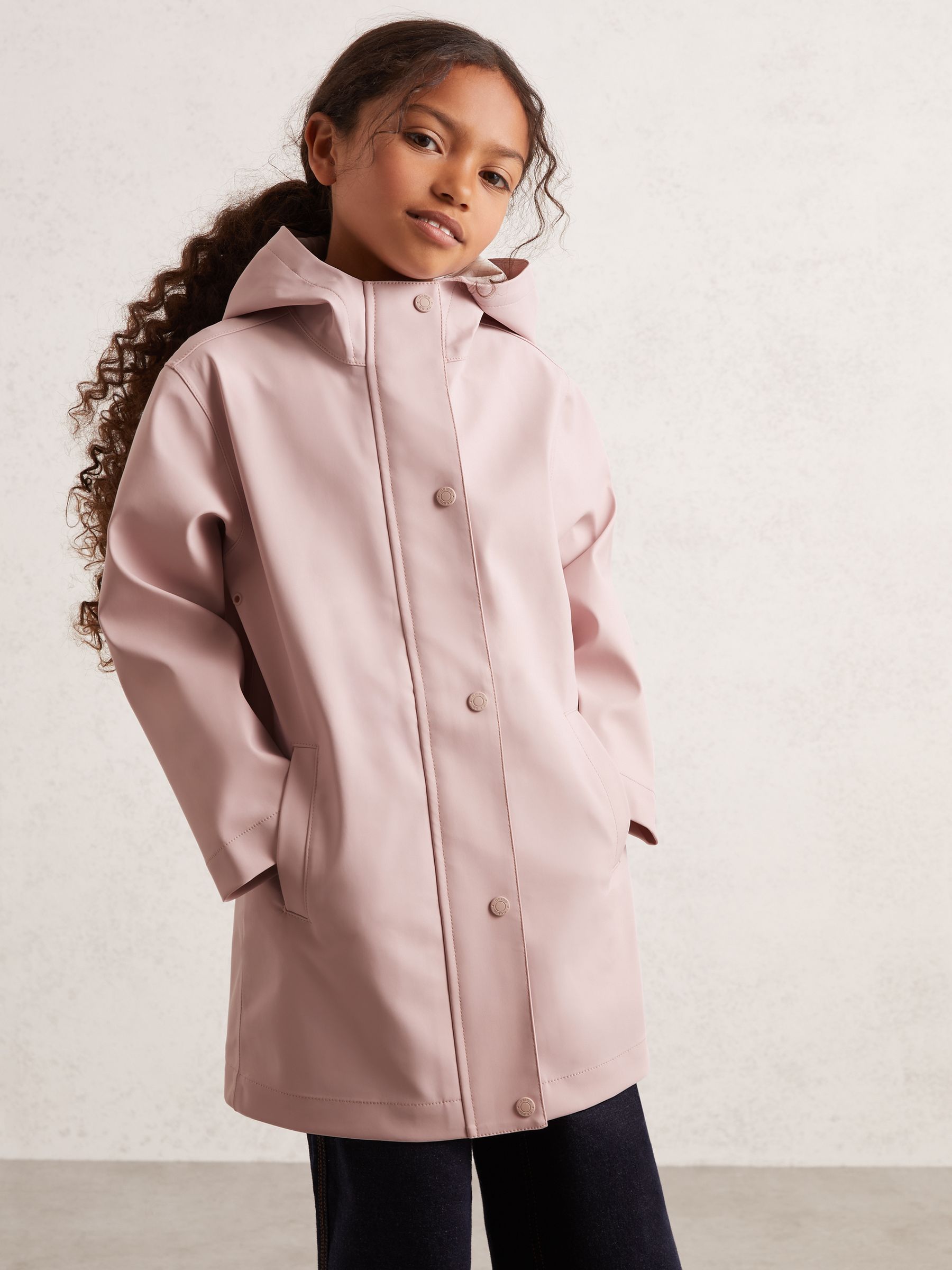 13-14 yrs Hooded Rain Jacket in Pink