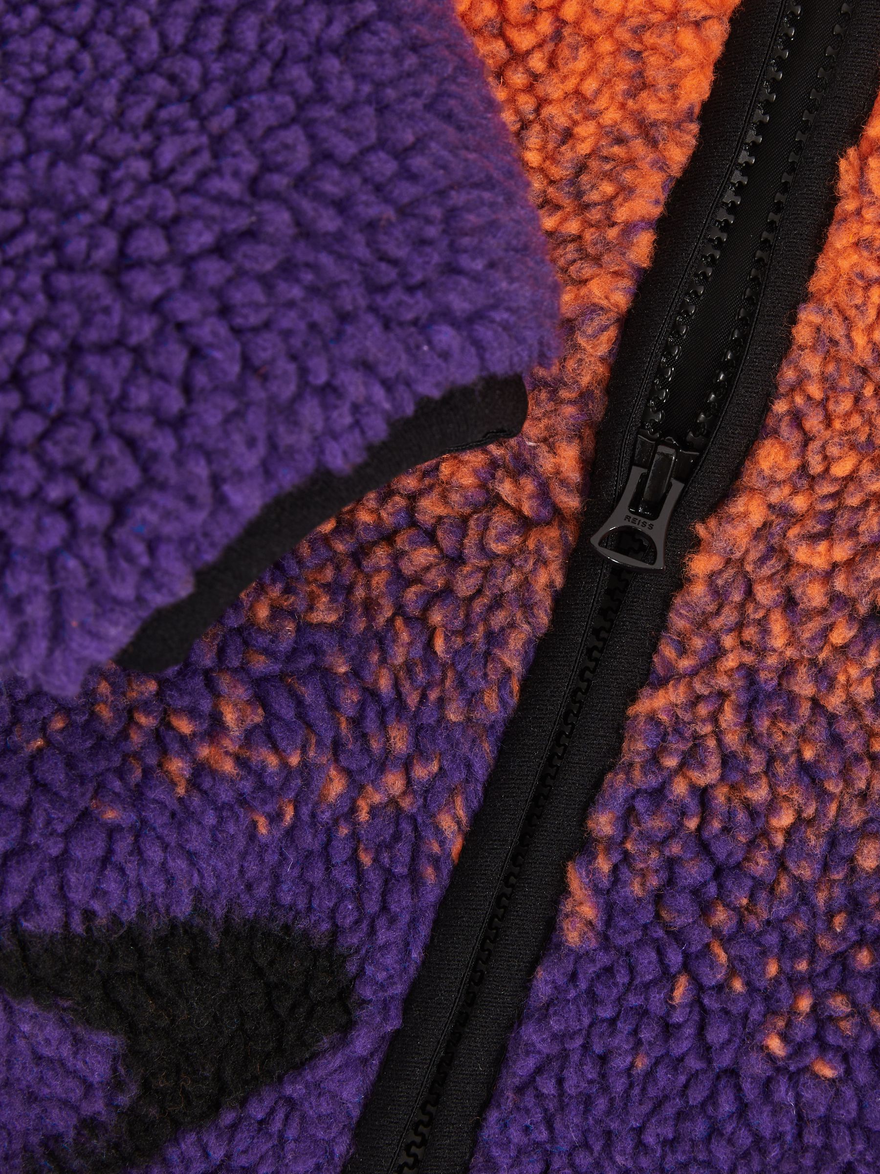 3-9 yrs Unisex Fit McLaren F1 Team Ombré Fleece Jacket in Papaya Orange/Purple