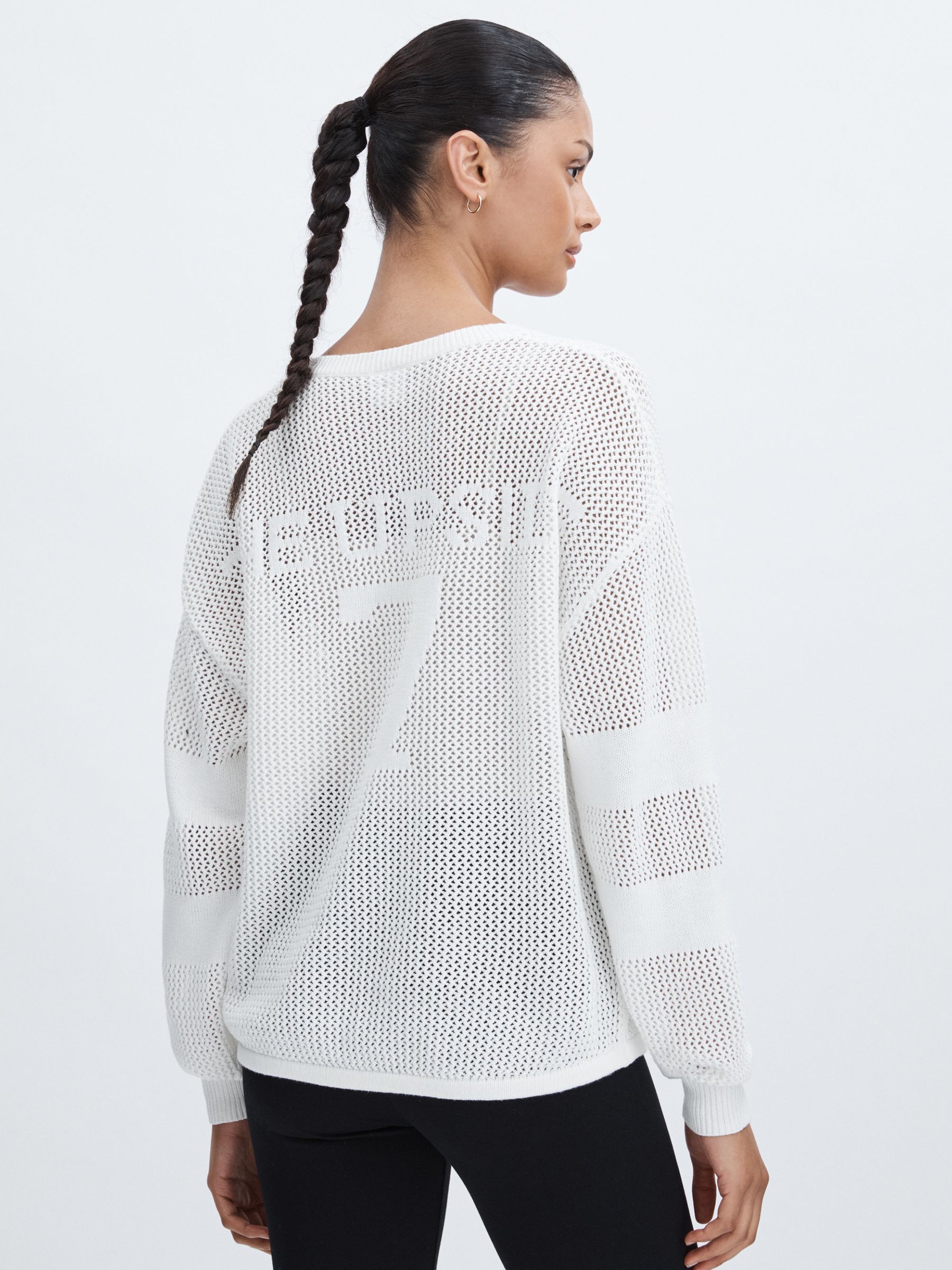 The Upside Cotton Open-Knit Jumper in Natural