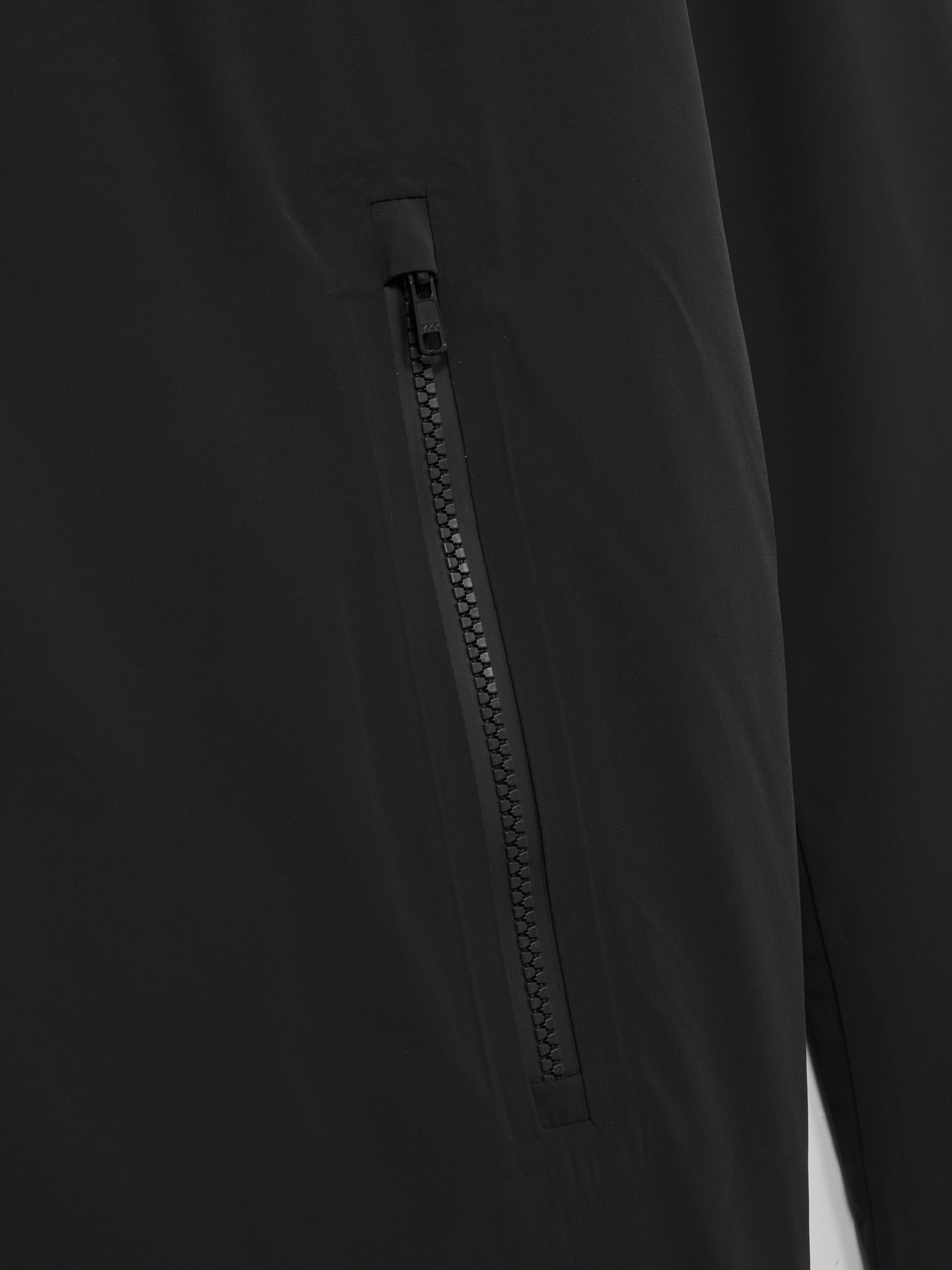 Scandinavian Edition Padded Wool Parka in Black