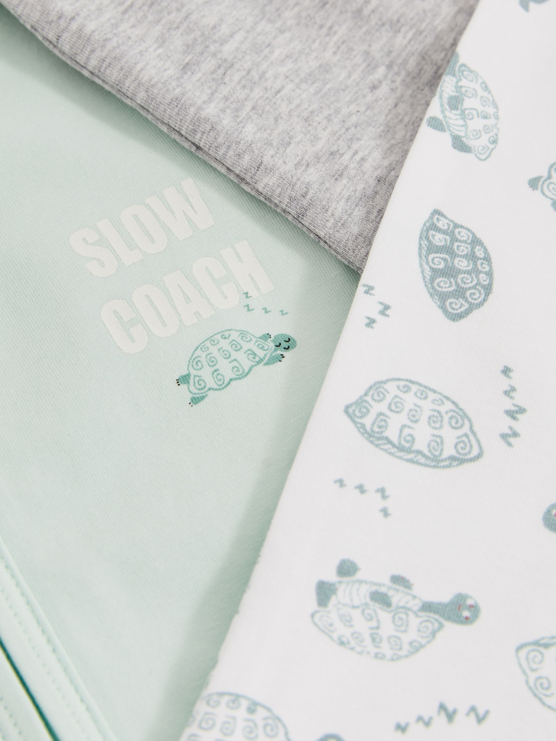 3 Pack Sleepsuit Gift Set in Grey Marl