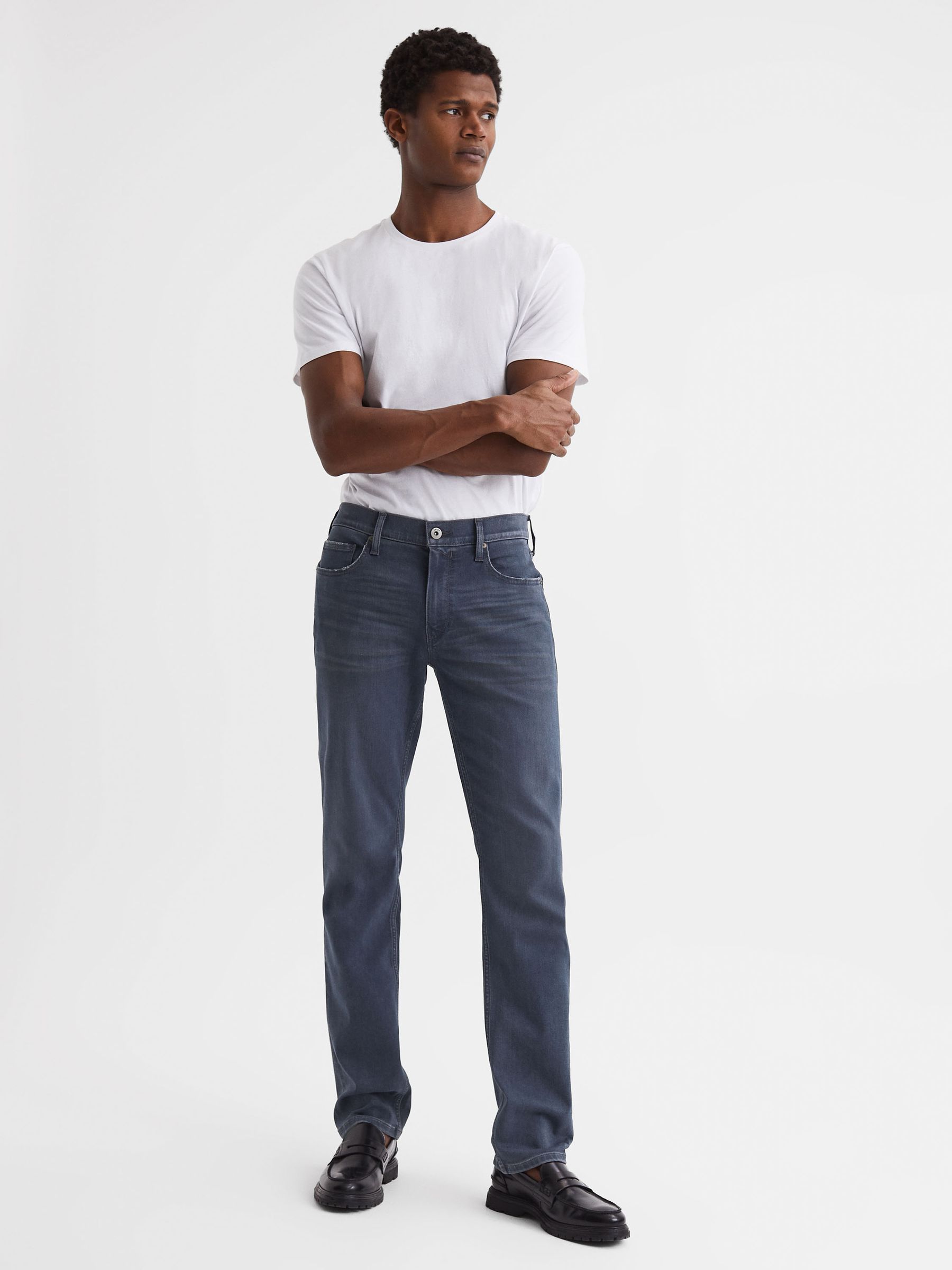Paige High Stretch Slim Fit Jeans in Conwell