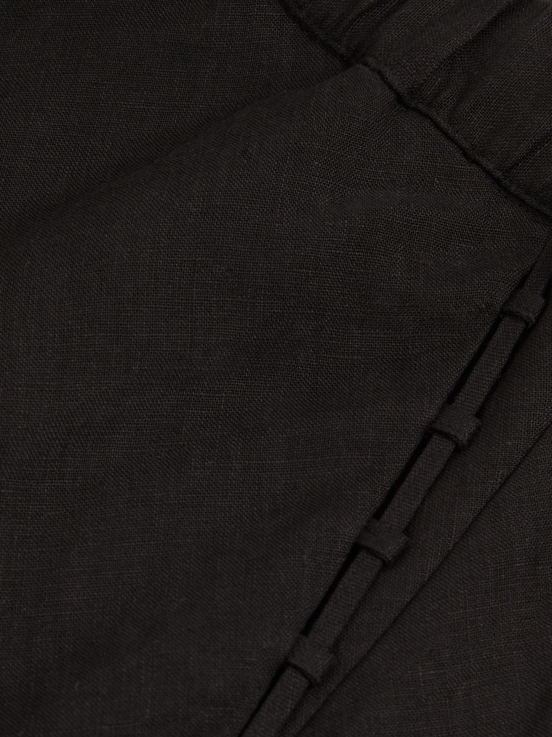 Slip Midi Skirt in Black