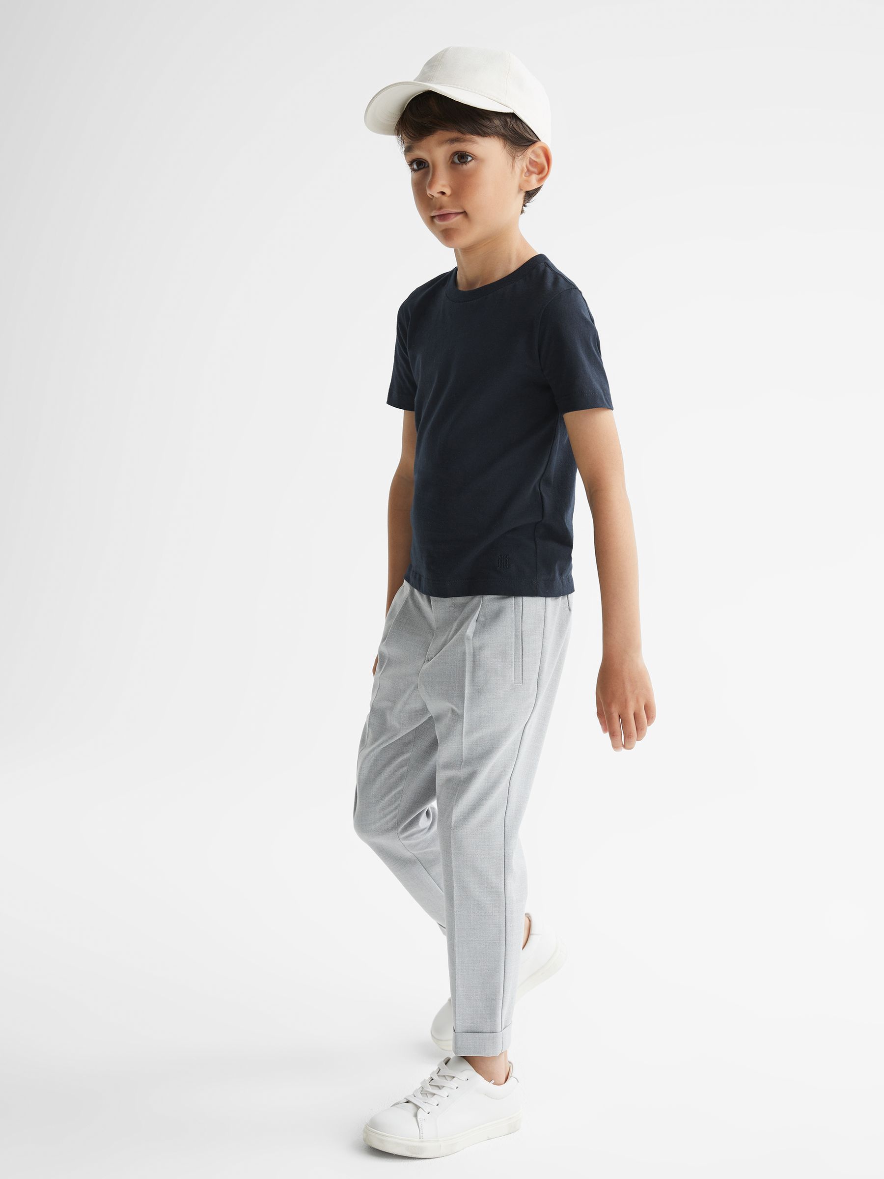 3-9 yrs Three Pack Of Crew Neck T-Shirts in Multi