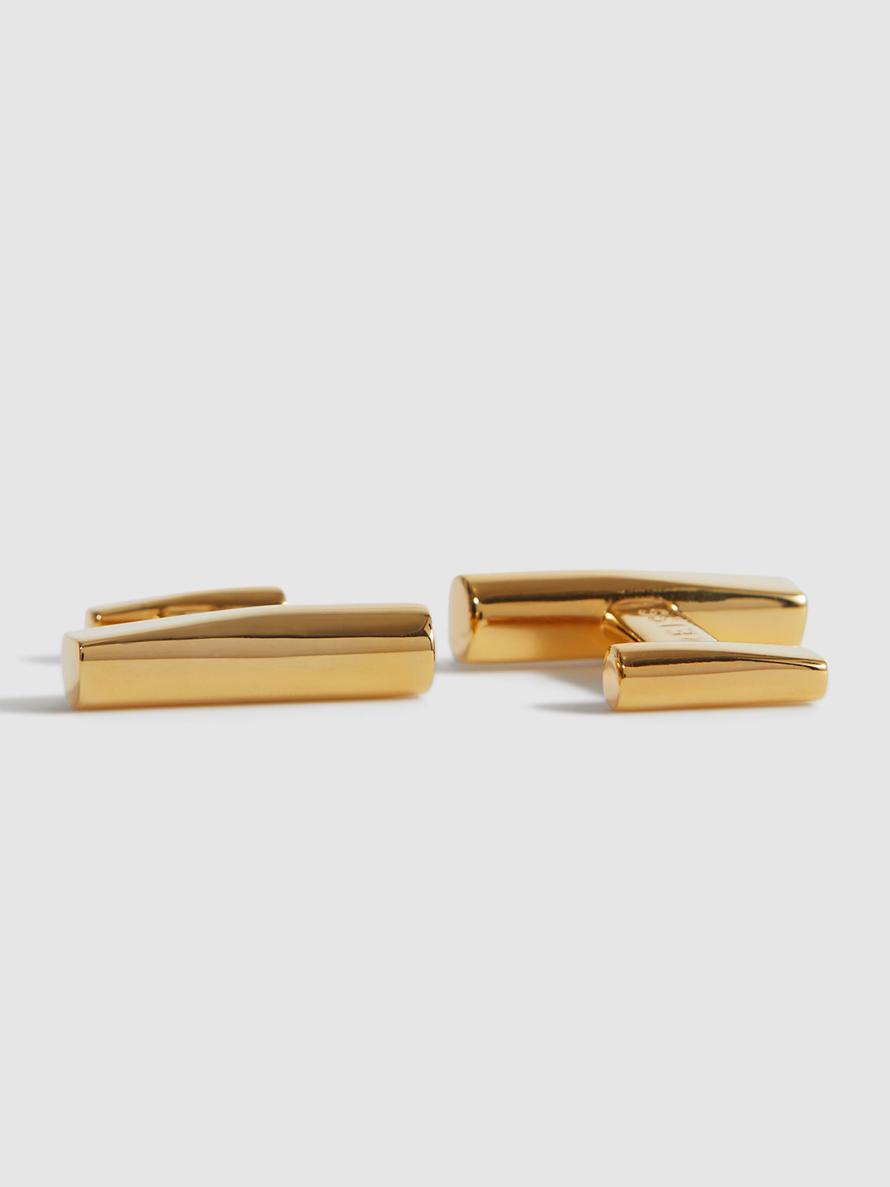 Bar Cufflinks in Gold