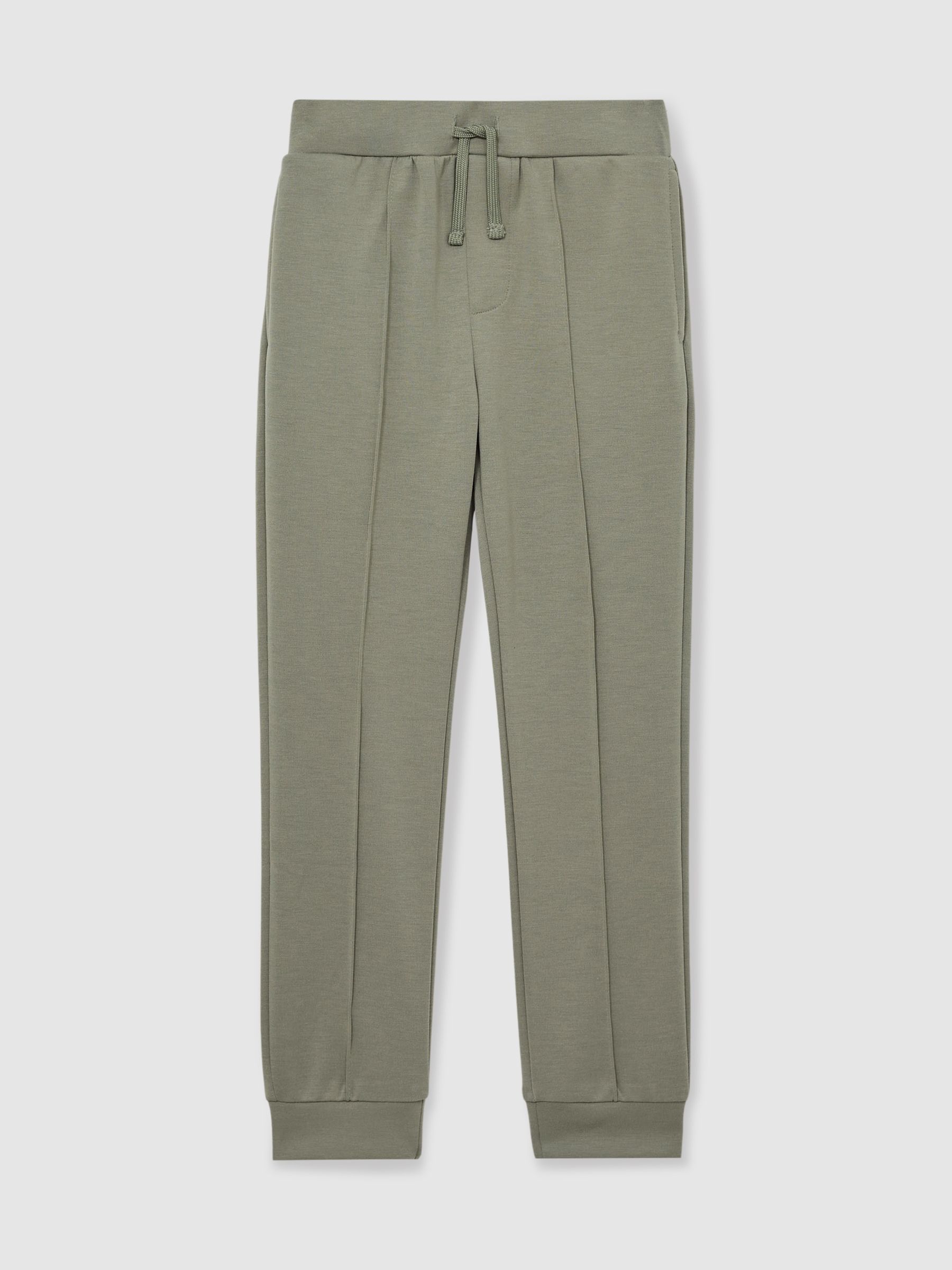 9-13 yrs Interlock Drawstring Joggers in Soft Sage Green