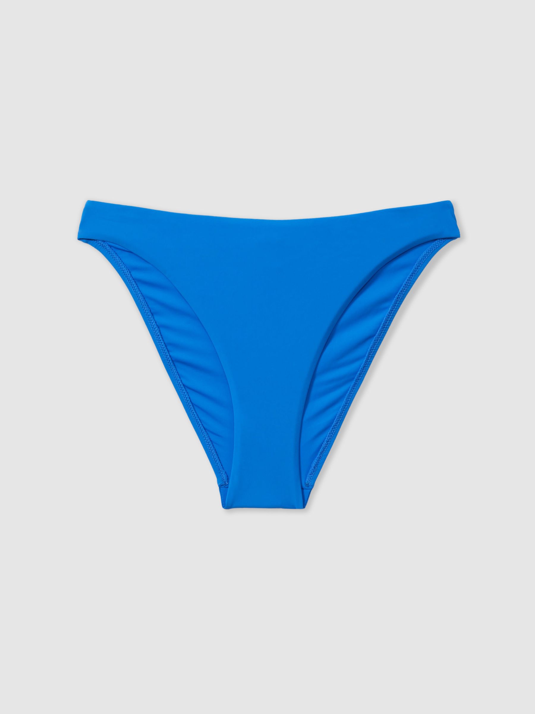 Mid-Rise Bikini Briefs in Blue