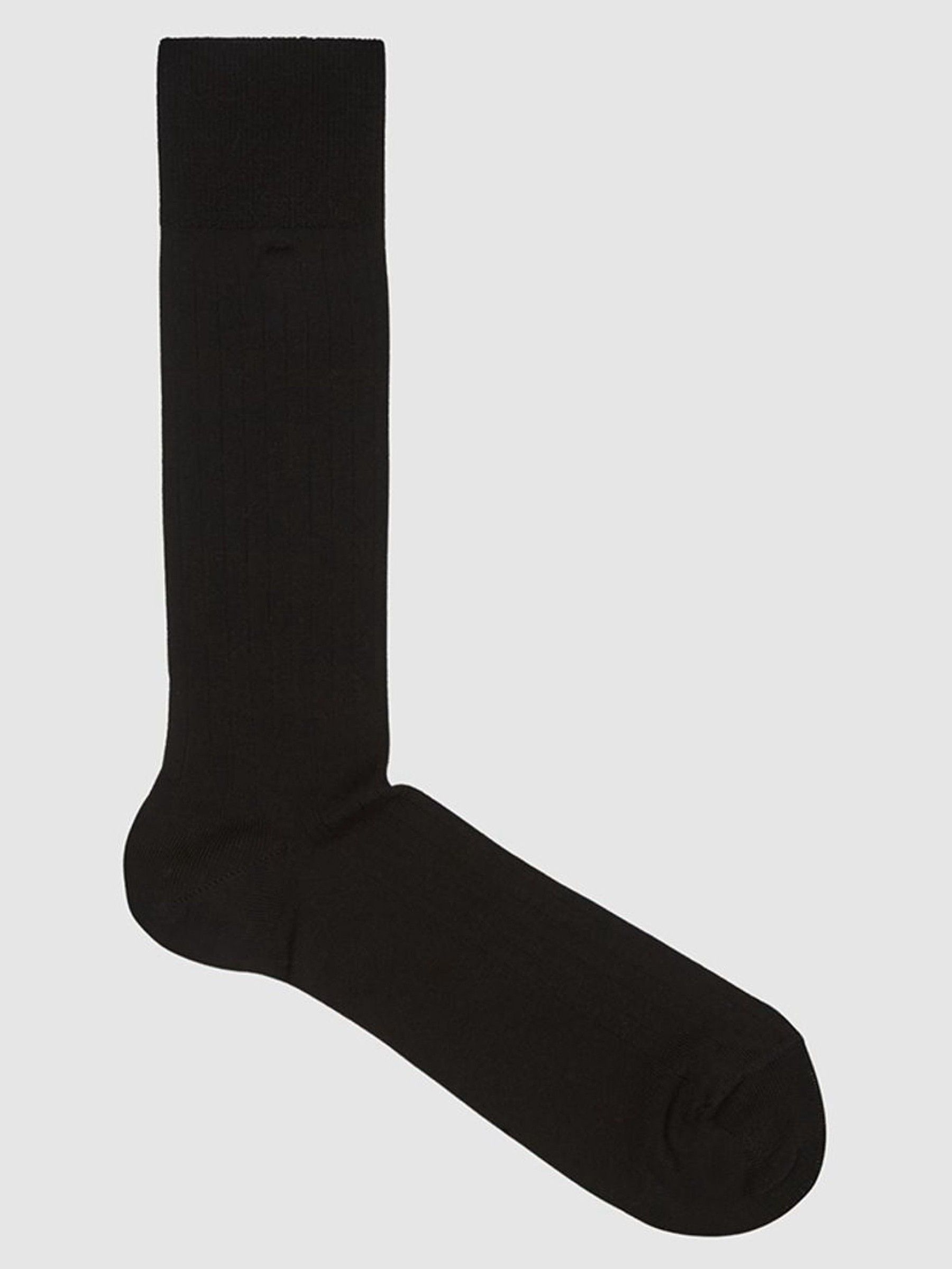 Ribbed Socks in Black