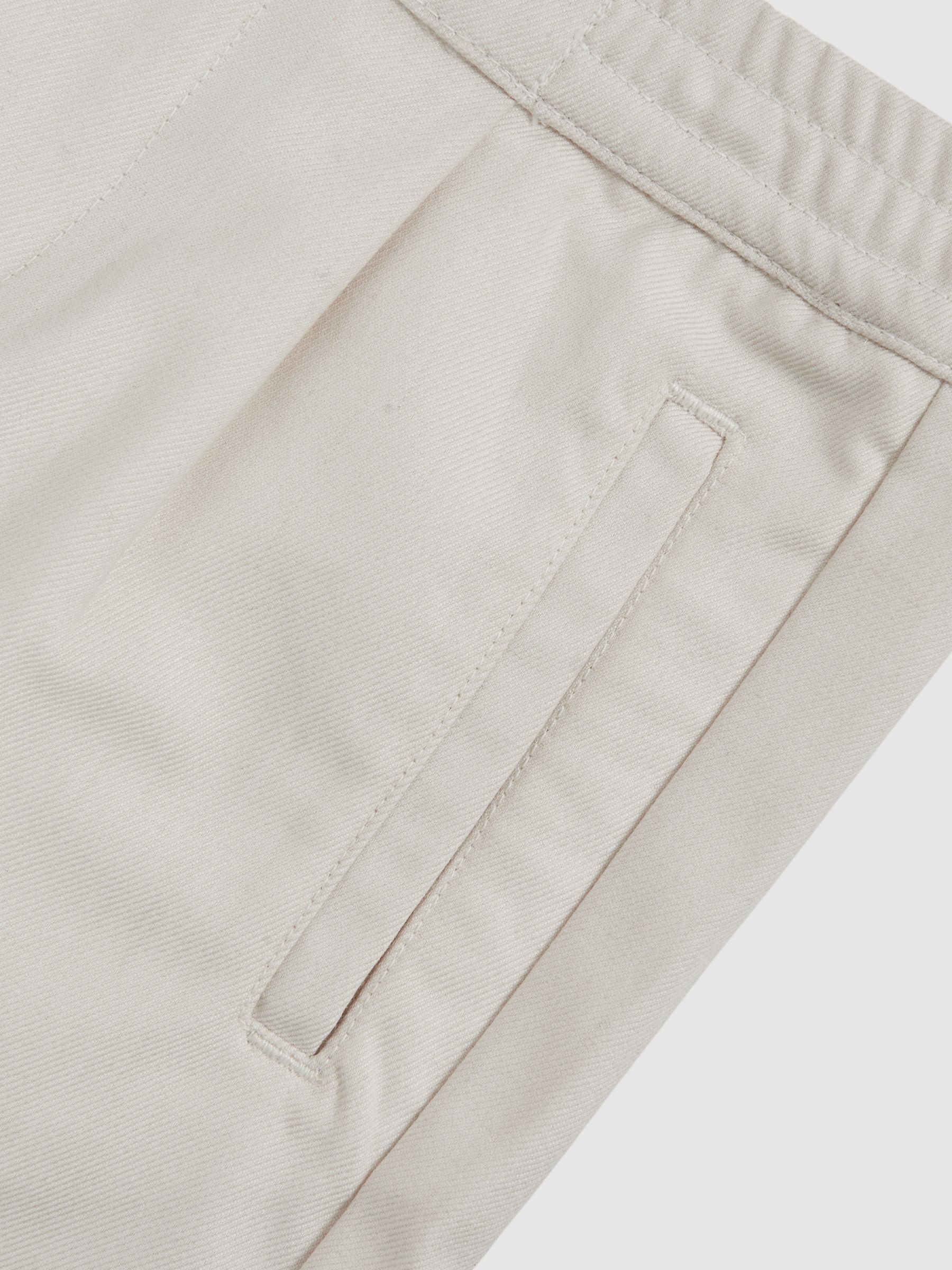 3-9 yrs Relaxed Drawstring Shorts in Off White
