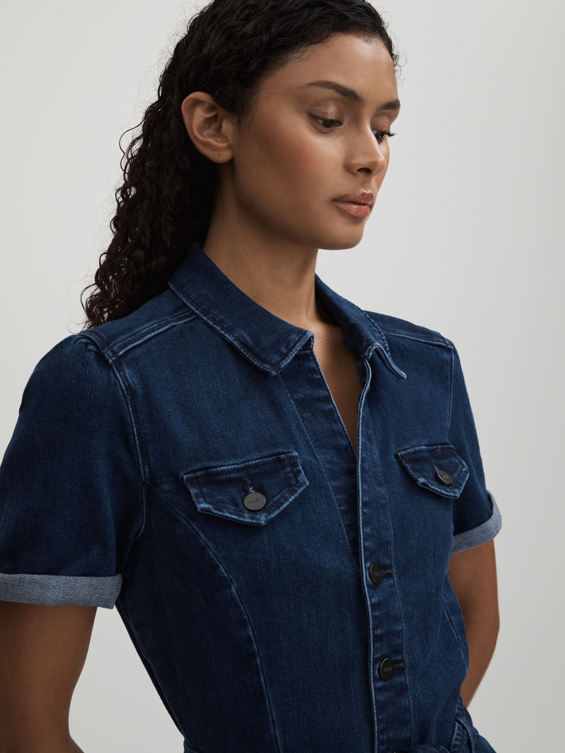 Paige Cropped Jumpsuit in Jelina