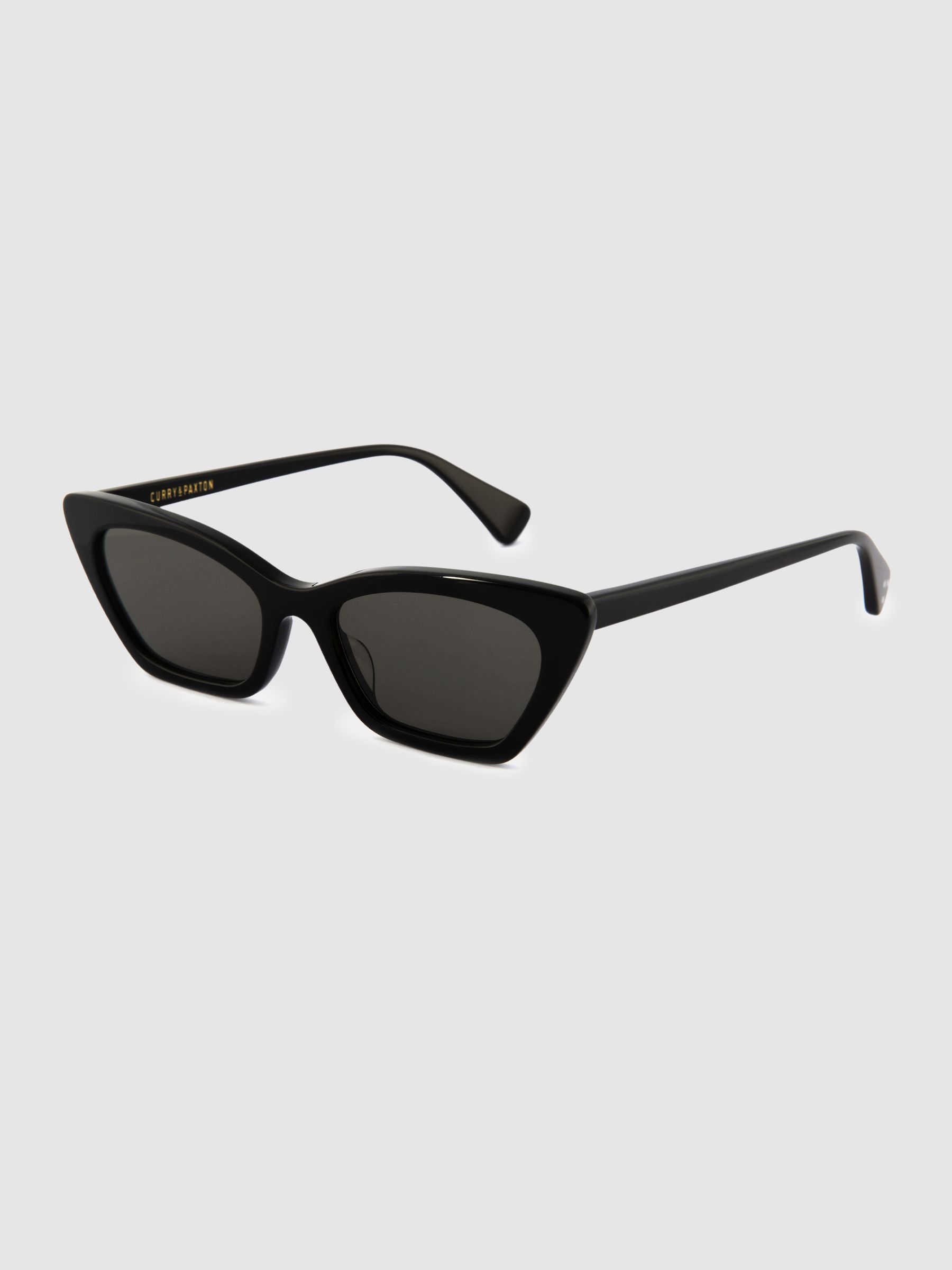 Curry and Paxton Cat Eye Sunglasses in Black
