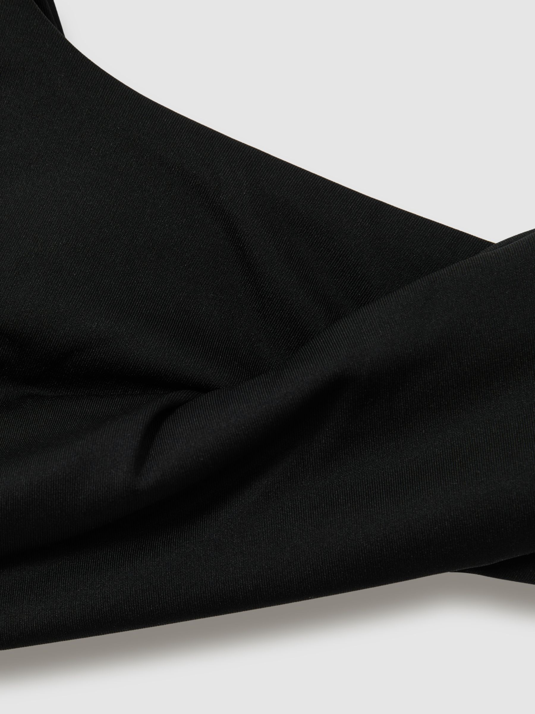 Calvin Klein Underwear Twist Detail Bikini Top in Black