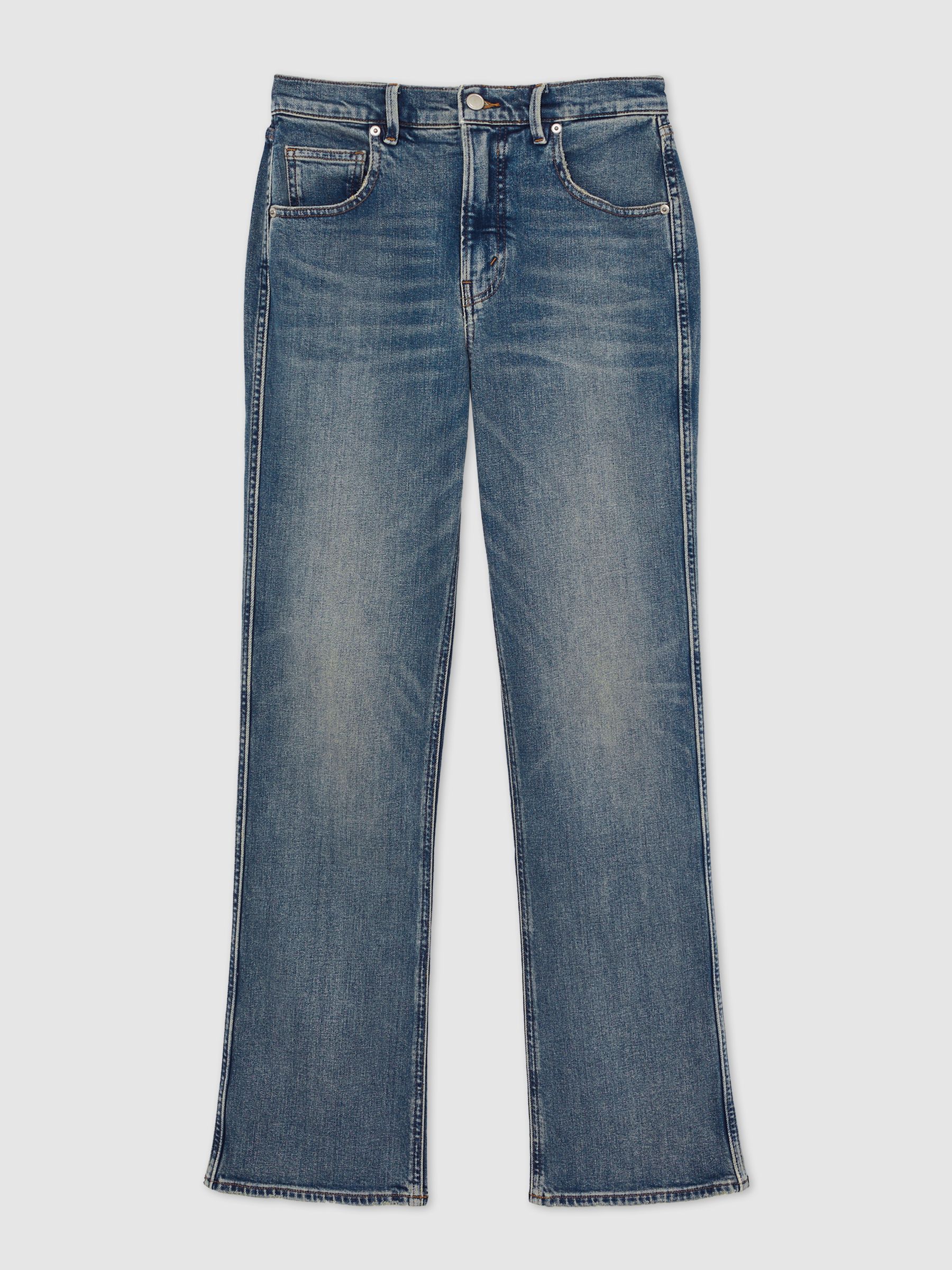 Good American Bootcut Jeans in Indigo Blue