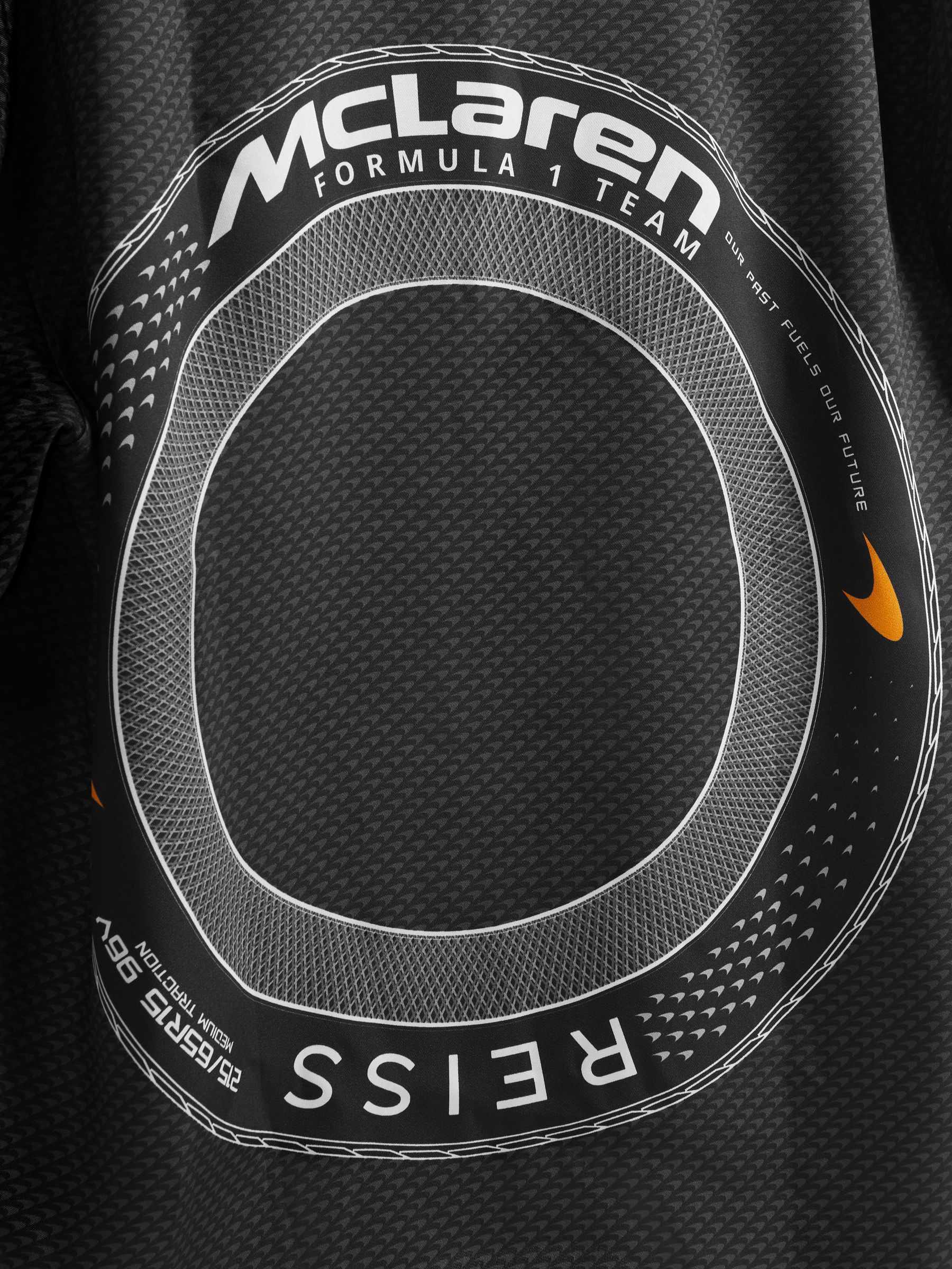 McLaren F1 Cuban Collar Shirt in Black