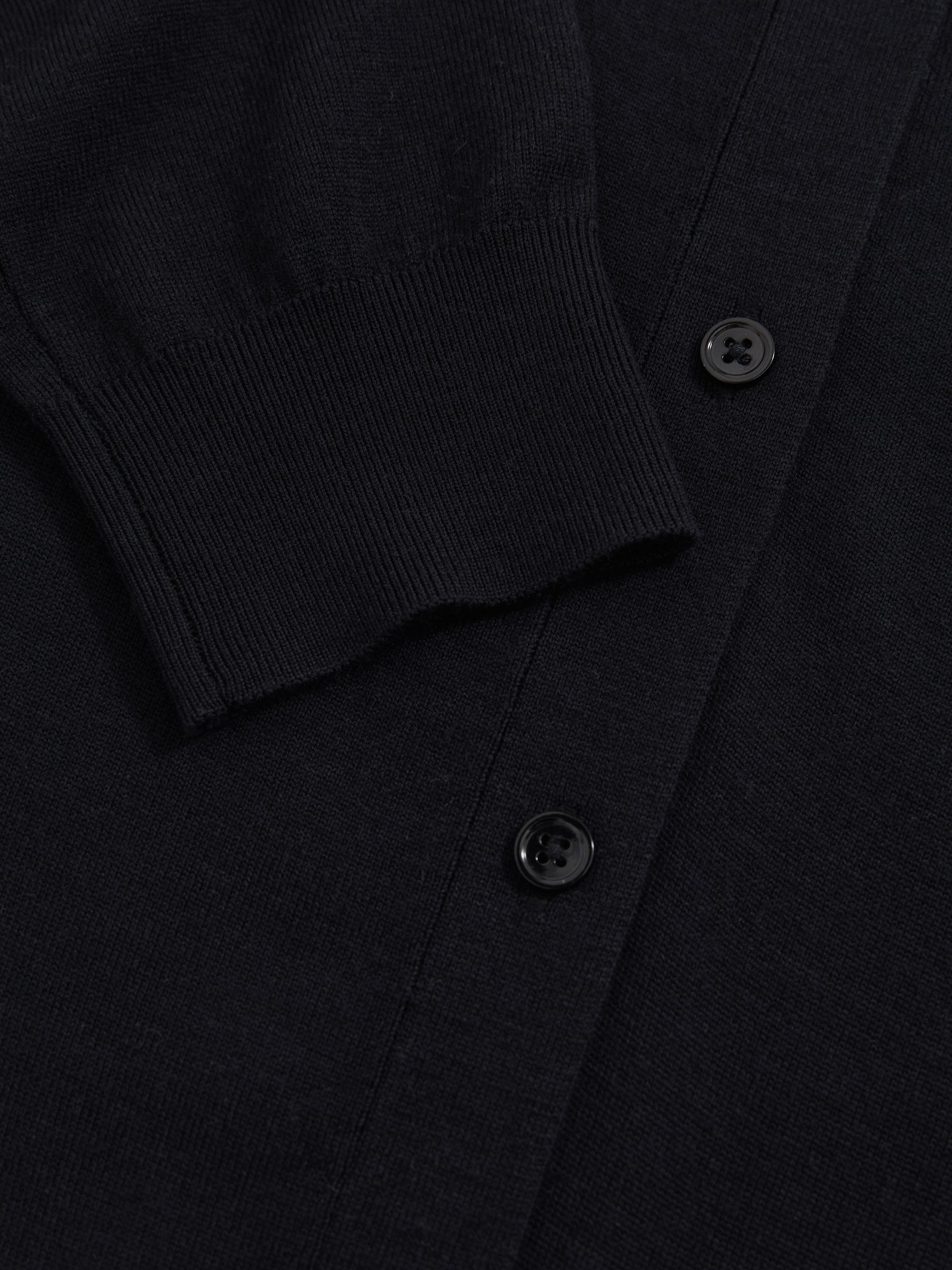 Reiss | Les 100 Ciels Wool Cardigan in Navy