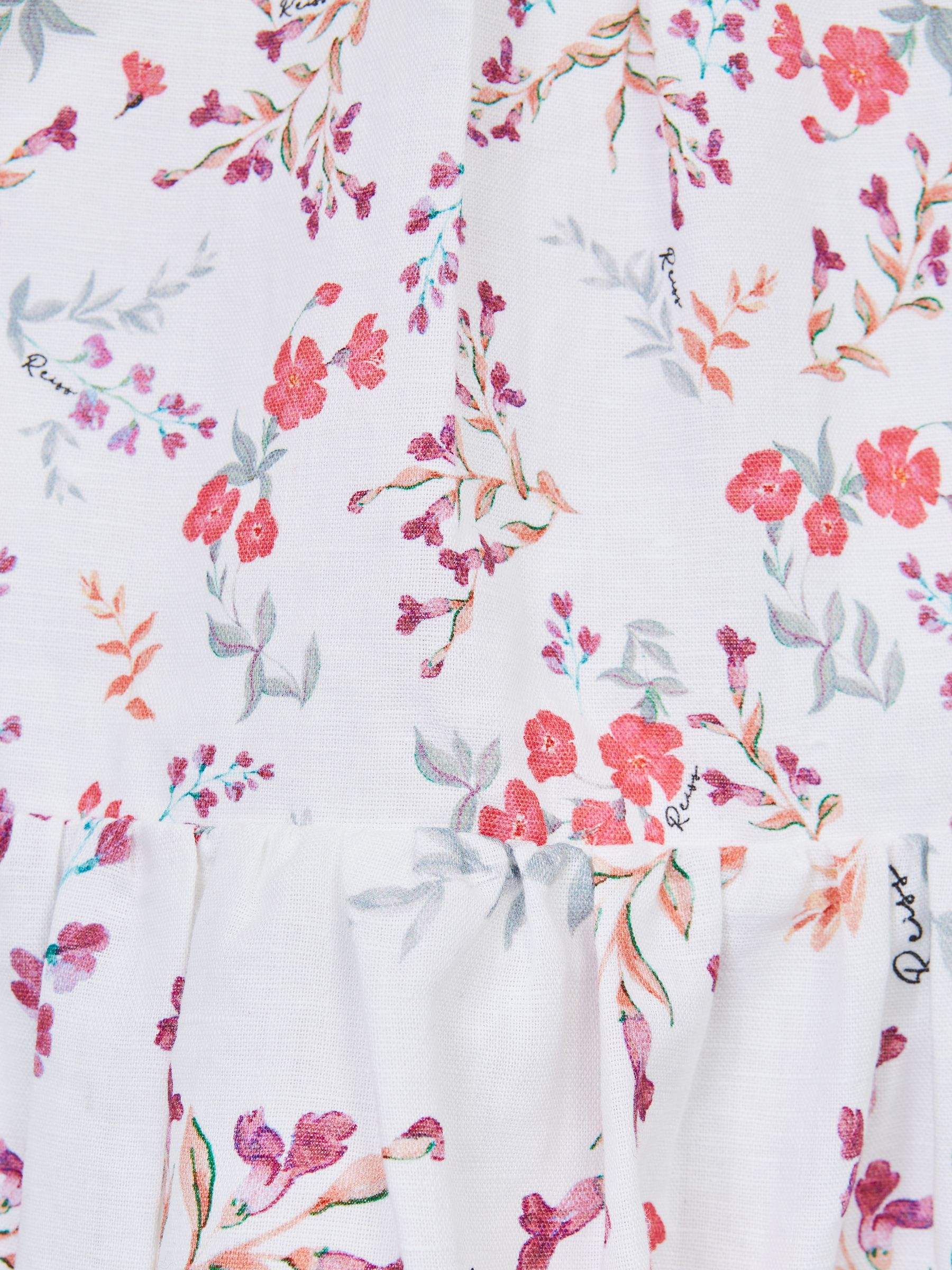 9-12 yrs Print Midi Dress in Multi