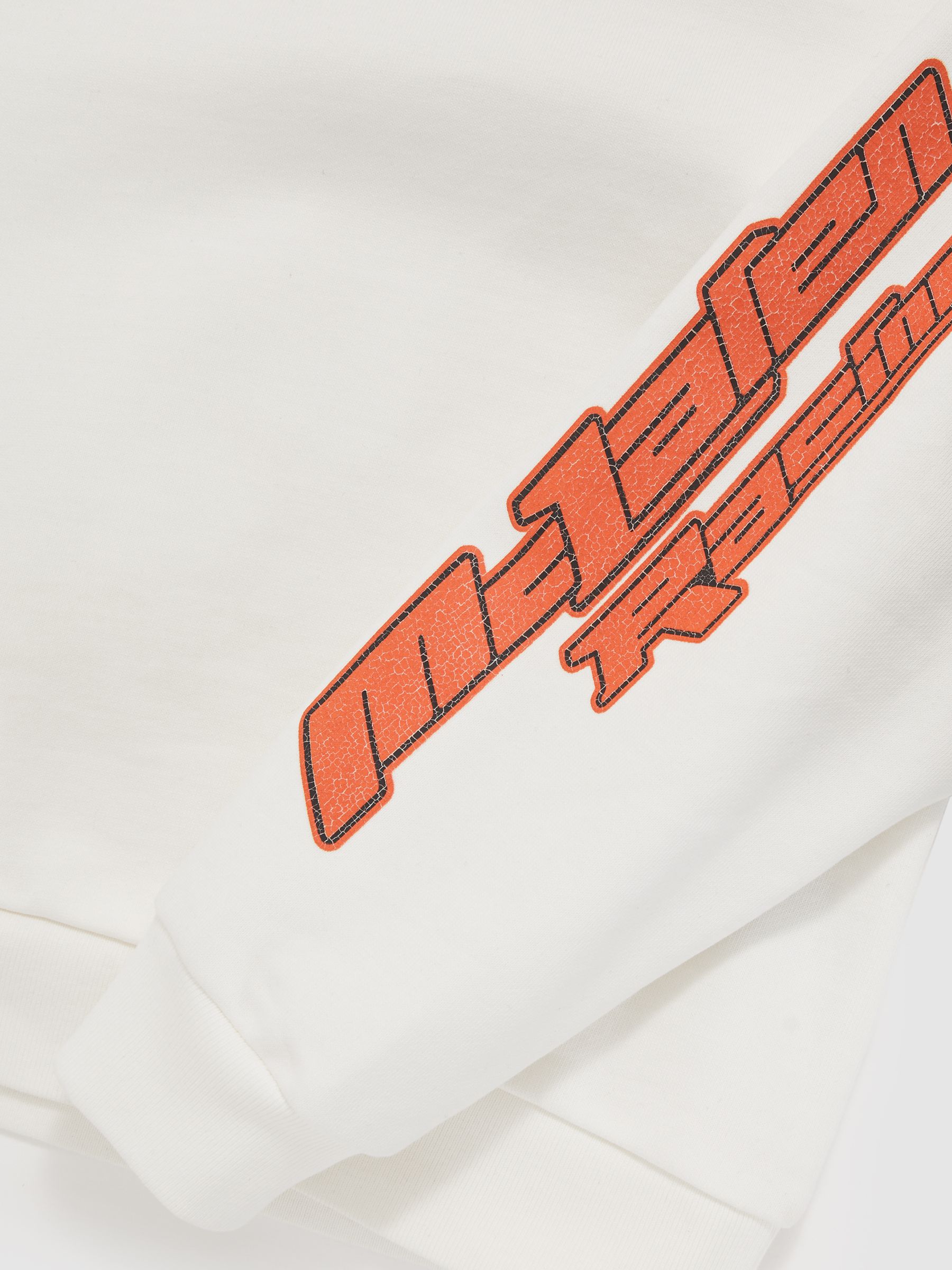 9-13 yrs McLaren F1 Team Cotton Logo Hoodie Unisex Fit in White