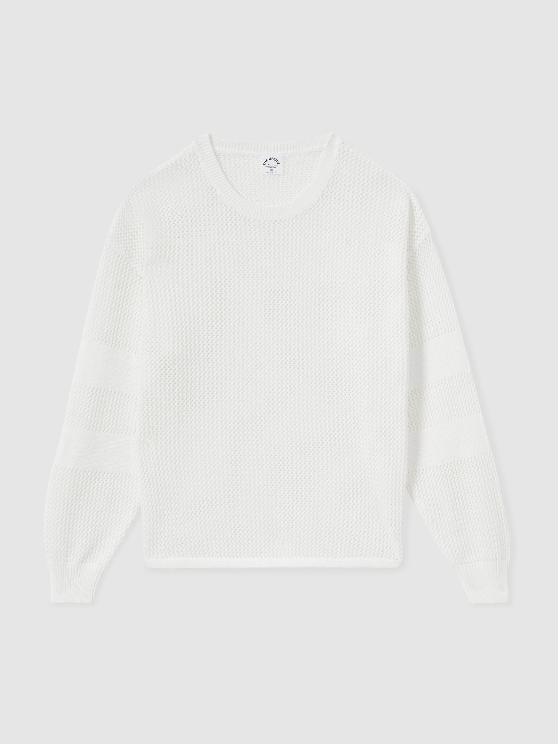 The Upside Cotton Open-Knit Jumper in Natural