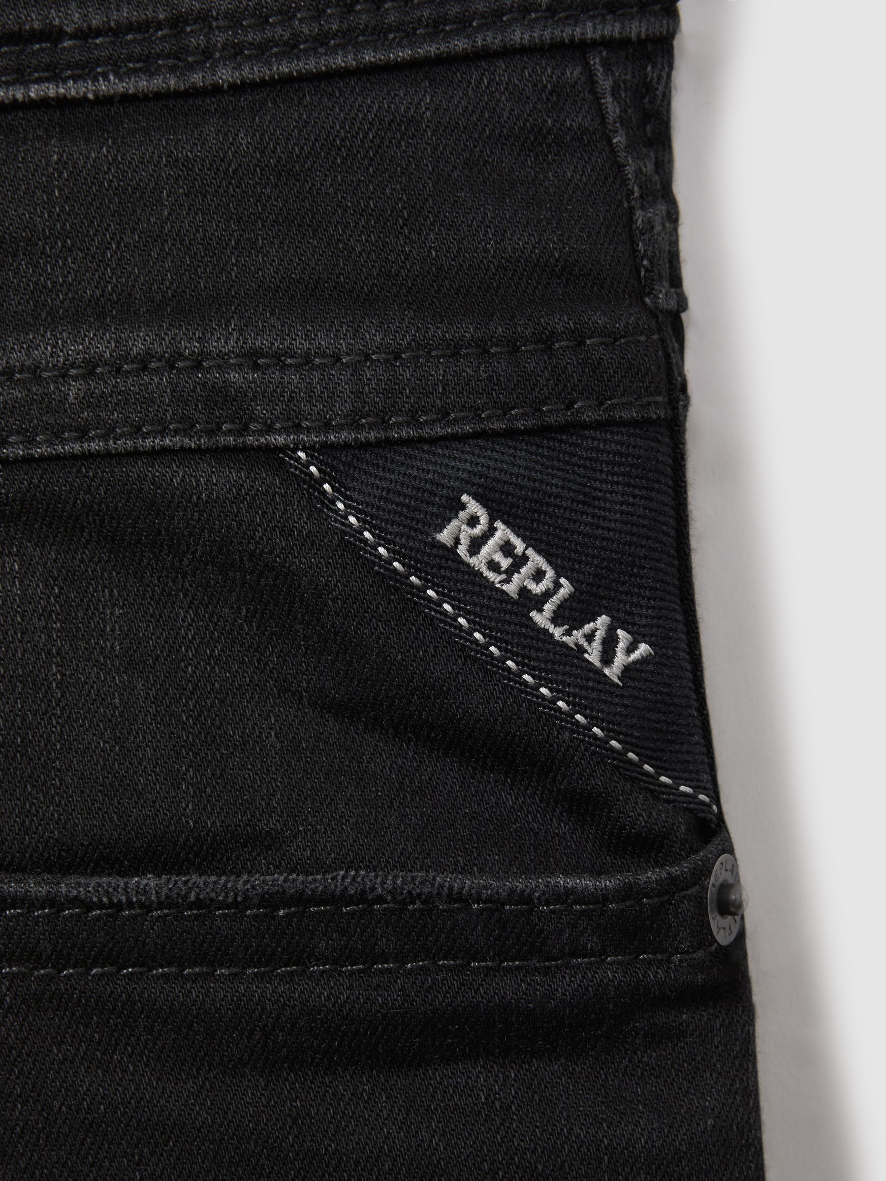Replay Slim Fit Jeans in Black