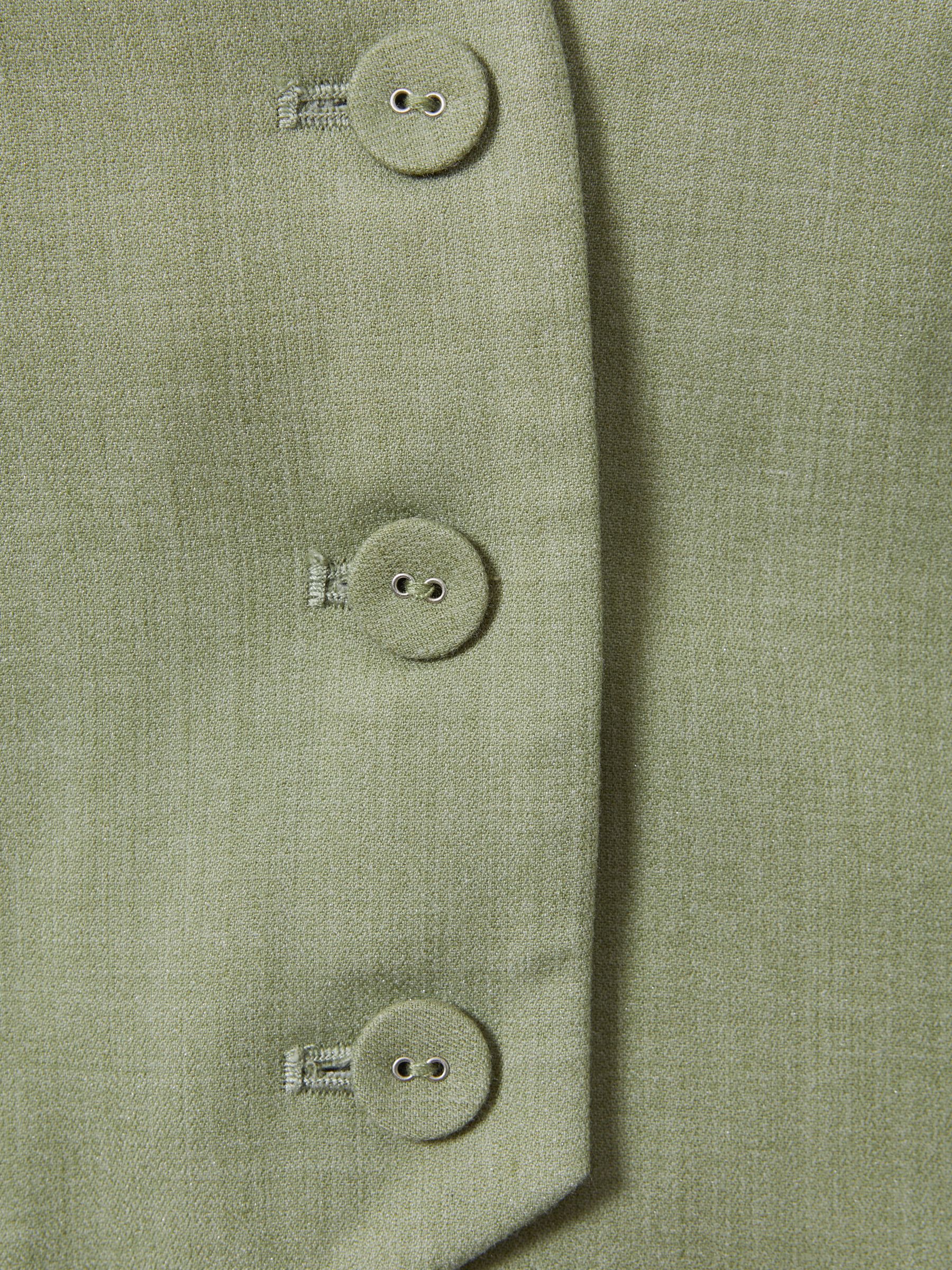 Significant Other Adjustable Single-Breasted Waistcoat in Sage