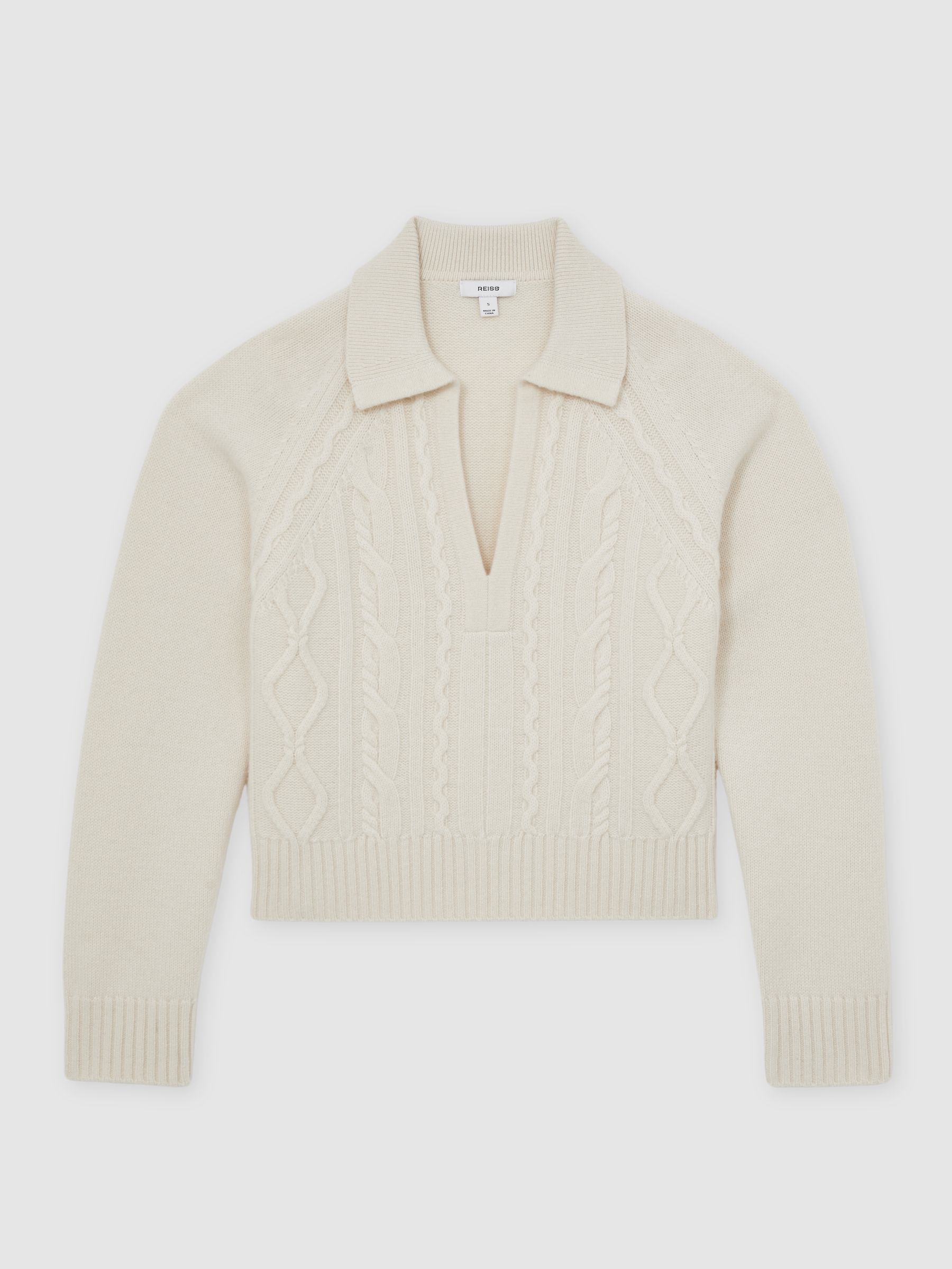 Cable Stitch Jumper in Ivory