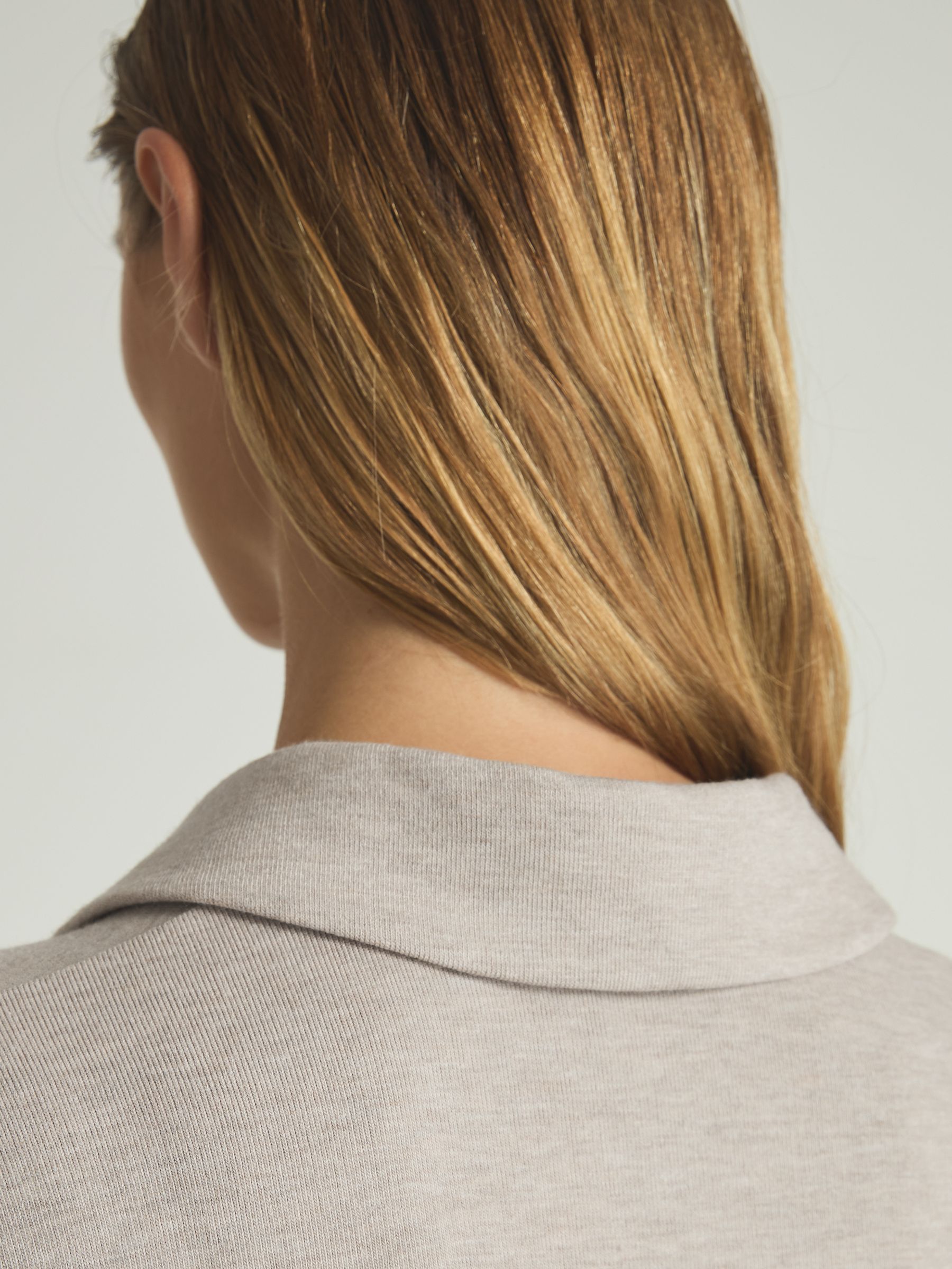 Thermal Jersey Drawstring Jumpsuit in Fawn