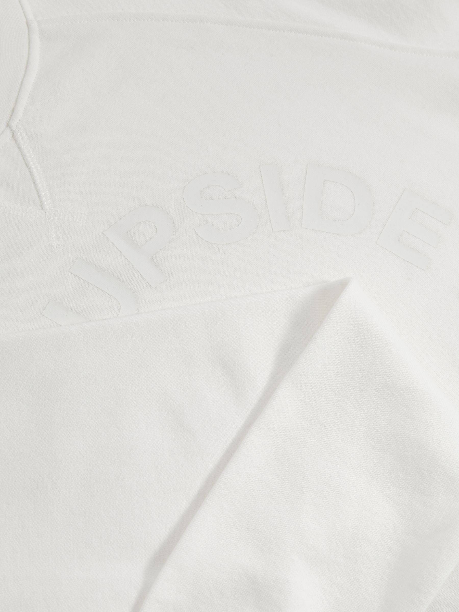 The Upside Cotton Logo Sweatshirt in White