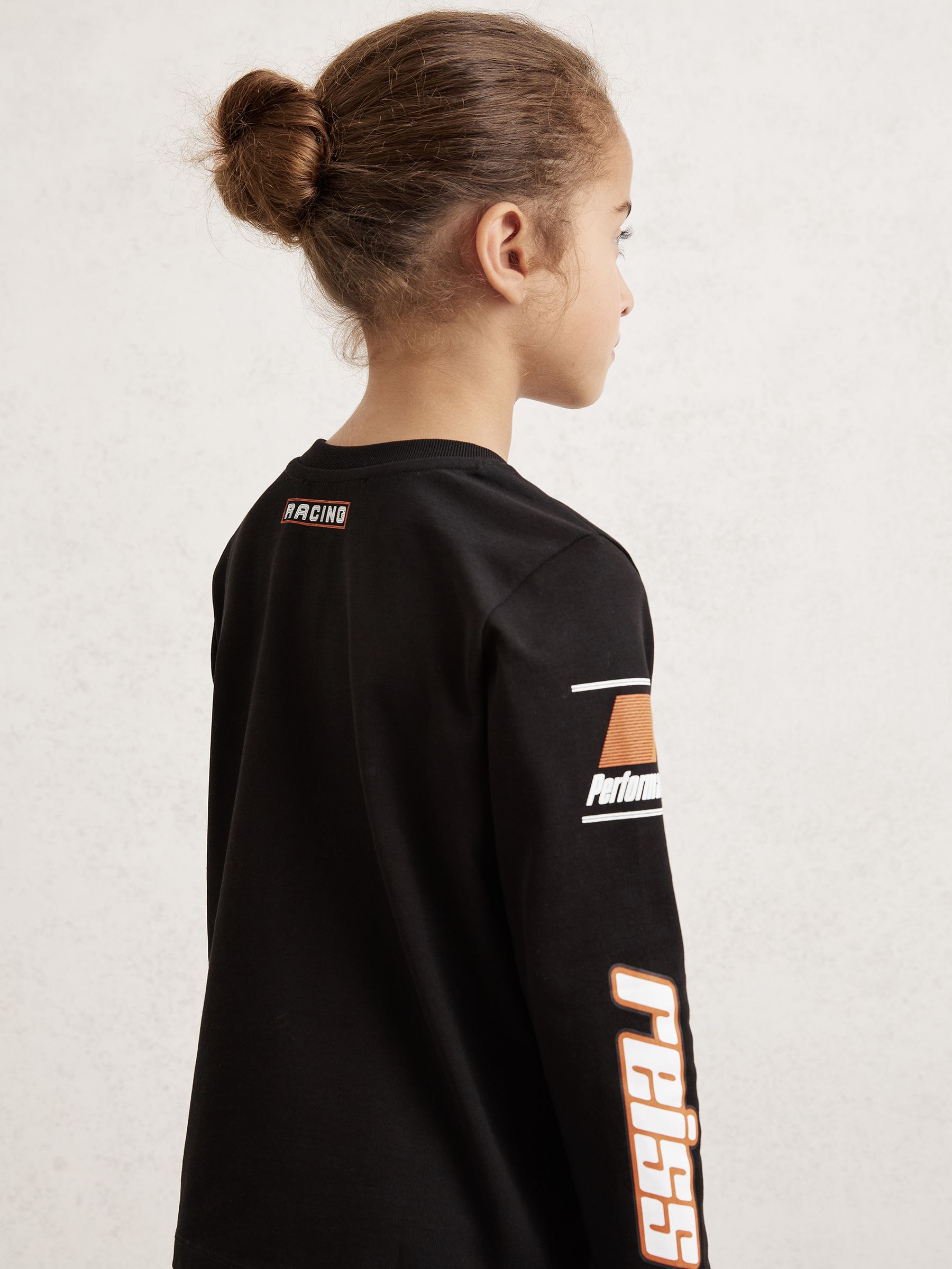 9-13 yrs McLaren F1 Team Cotton Logo T-Shirt Unisex Fit in Black