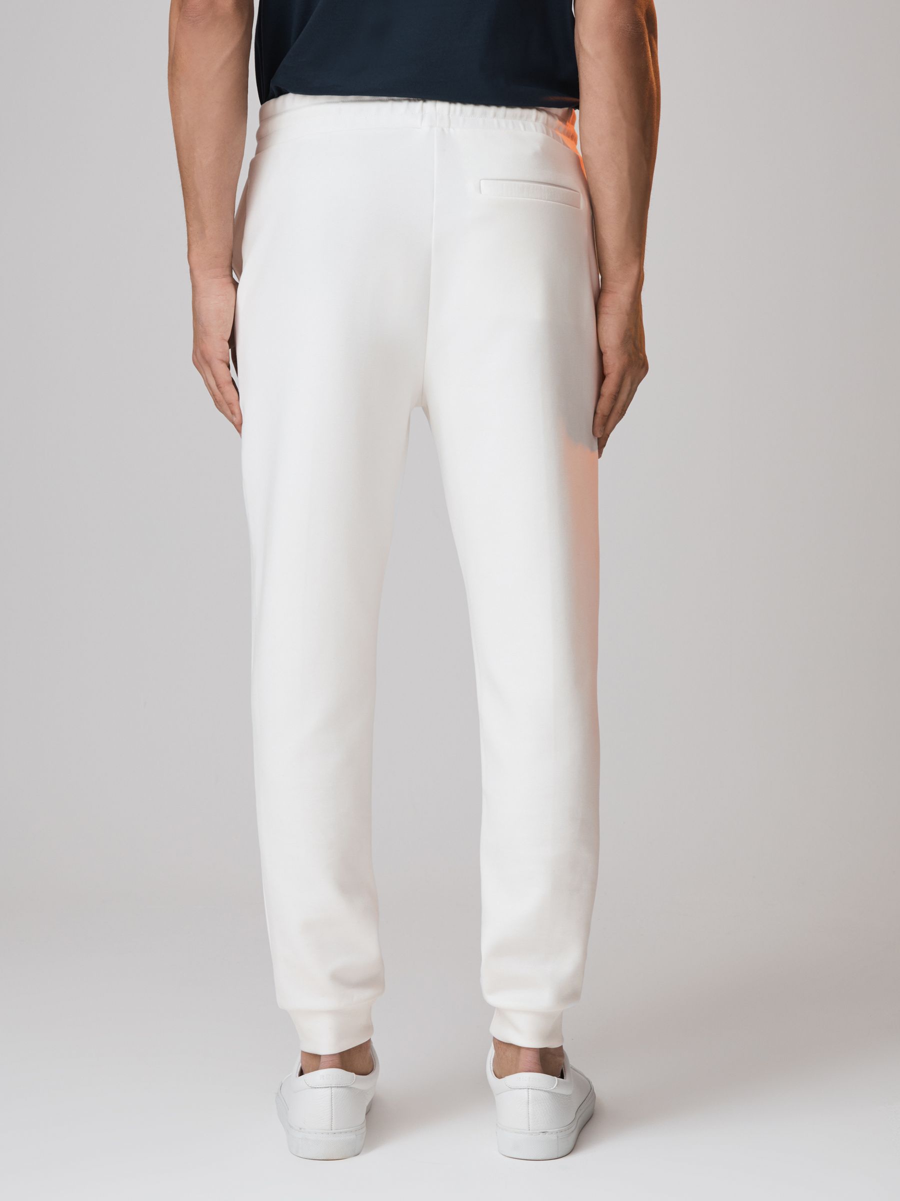 McLaren F1 Interlock Jersey Drawstring Joggers in White