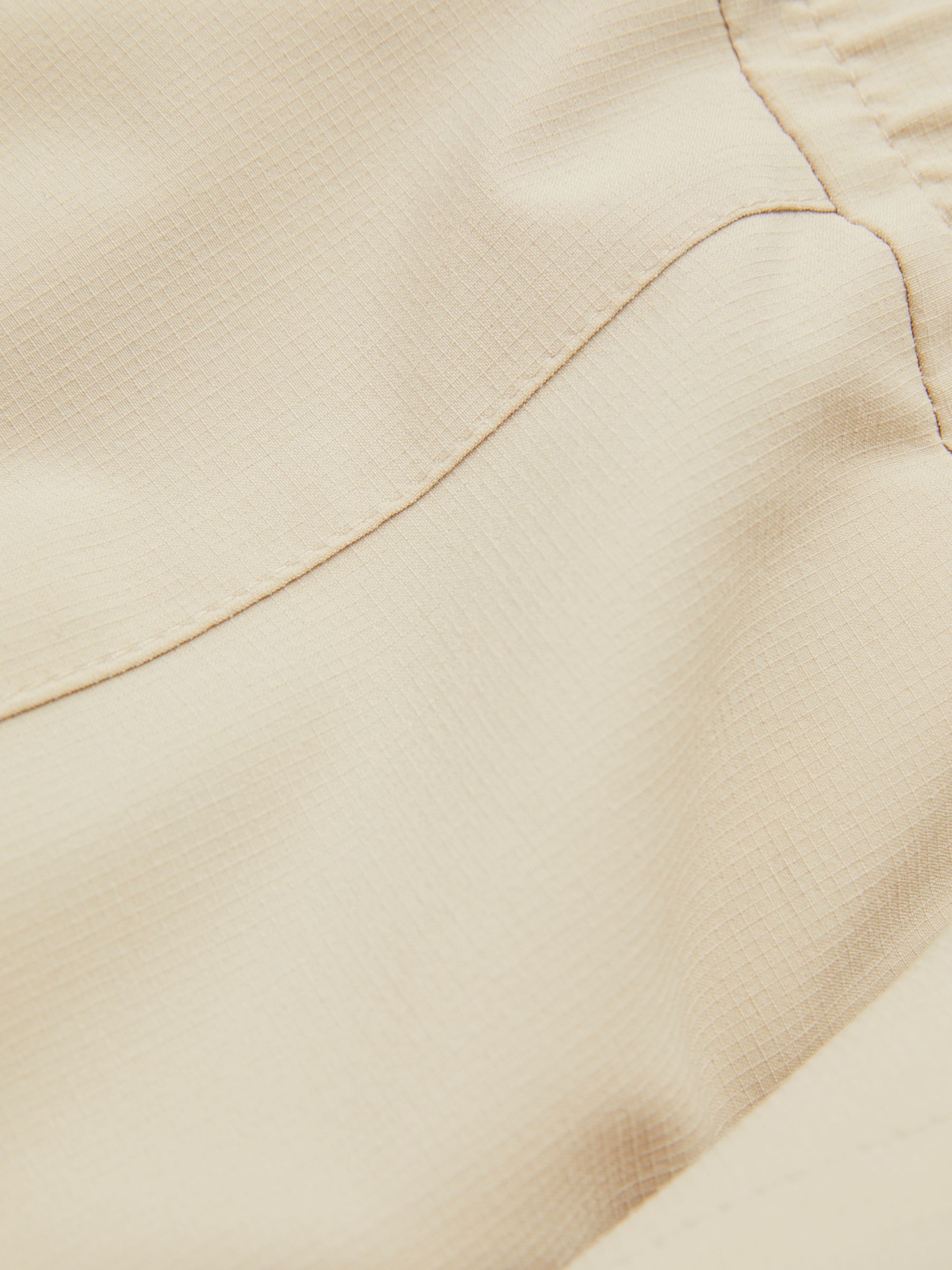 Elasticated Cargo Trousers in Stone