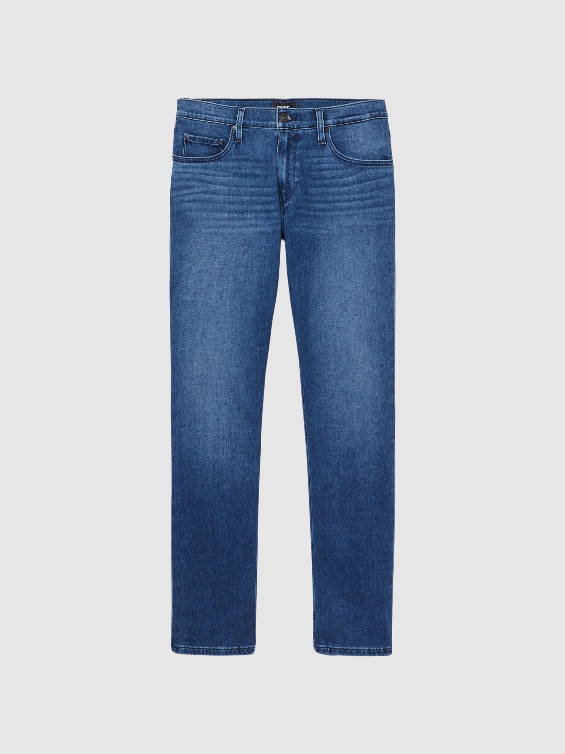 Paige Regular Fit Straight Leg Jeans in Stetson