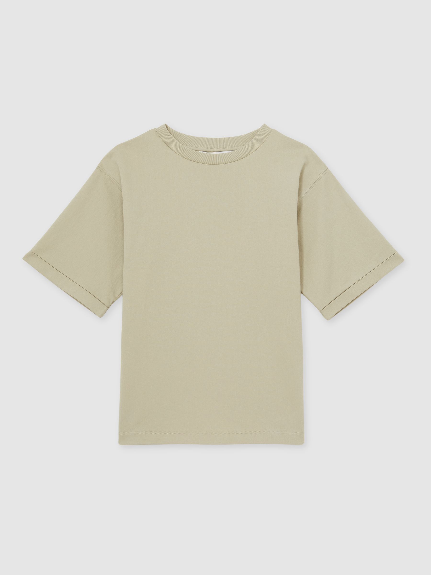 13-14 yrs Reiss | Les 100 Ciels Oversize T-Shirt in Sage