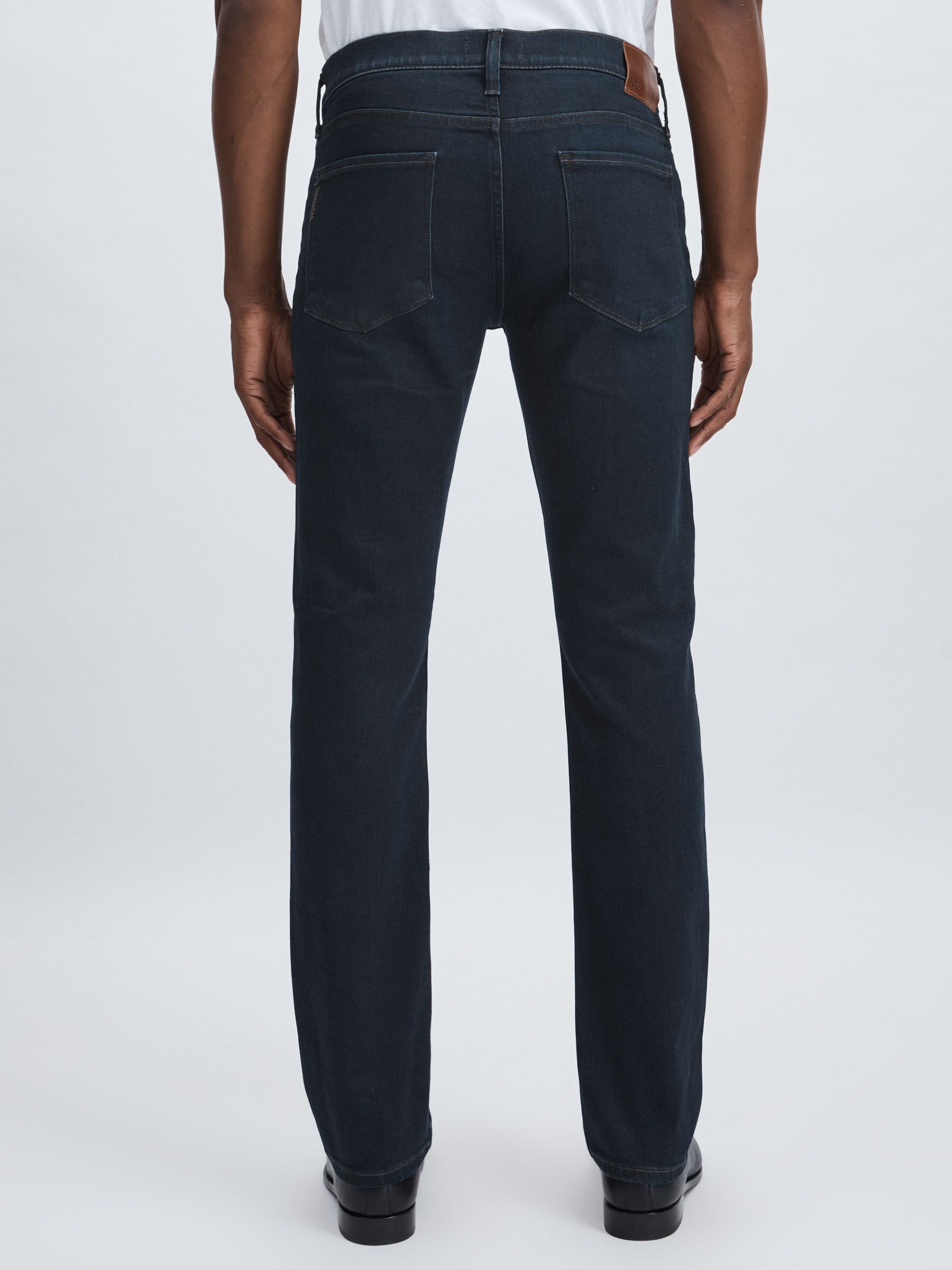 Paige Slim Ranchwood Straight-Leg Jeans in Ranchwood