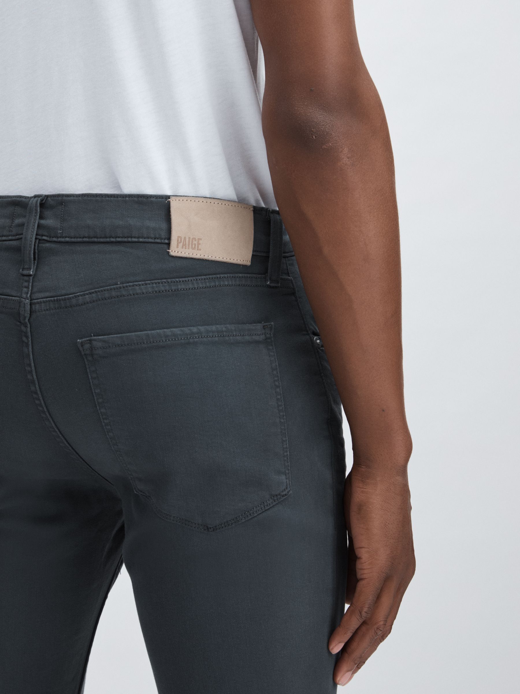 Paige Slim Straight-Leg Jeans in Vintage Onyx Blue