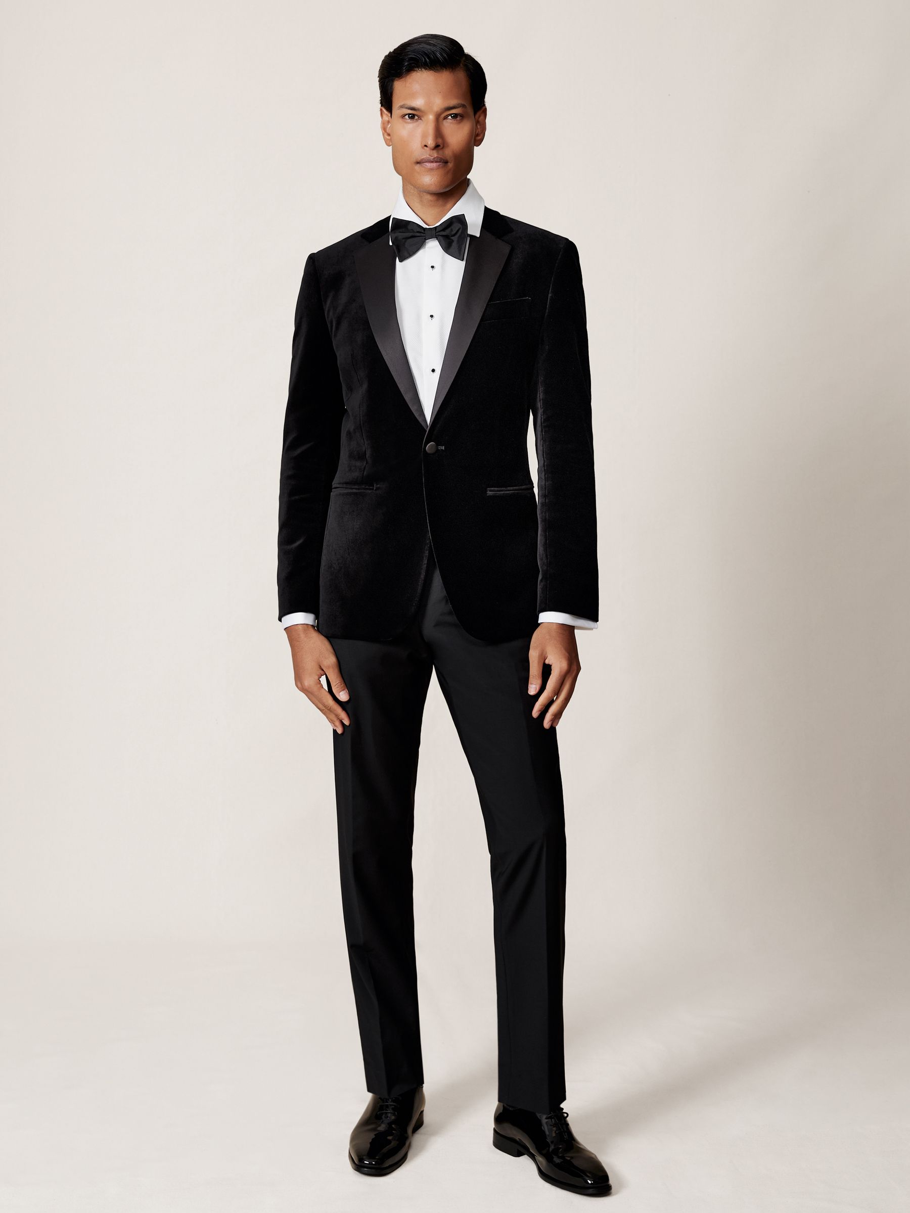 Slim Fit Cotton Double-Cuff Dinner Shirt Regular-Fit in White