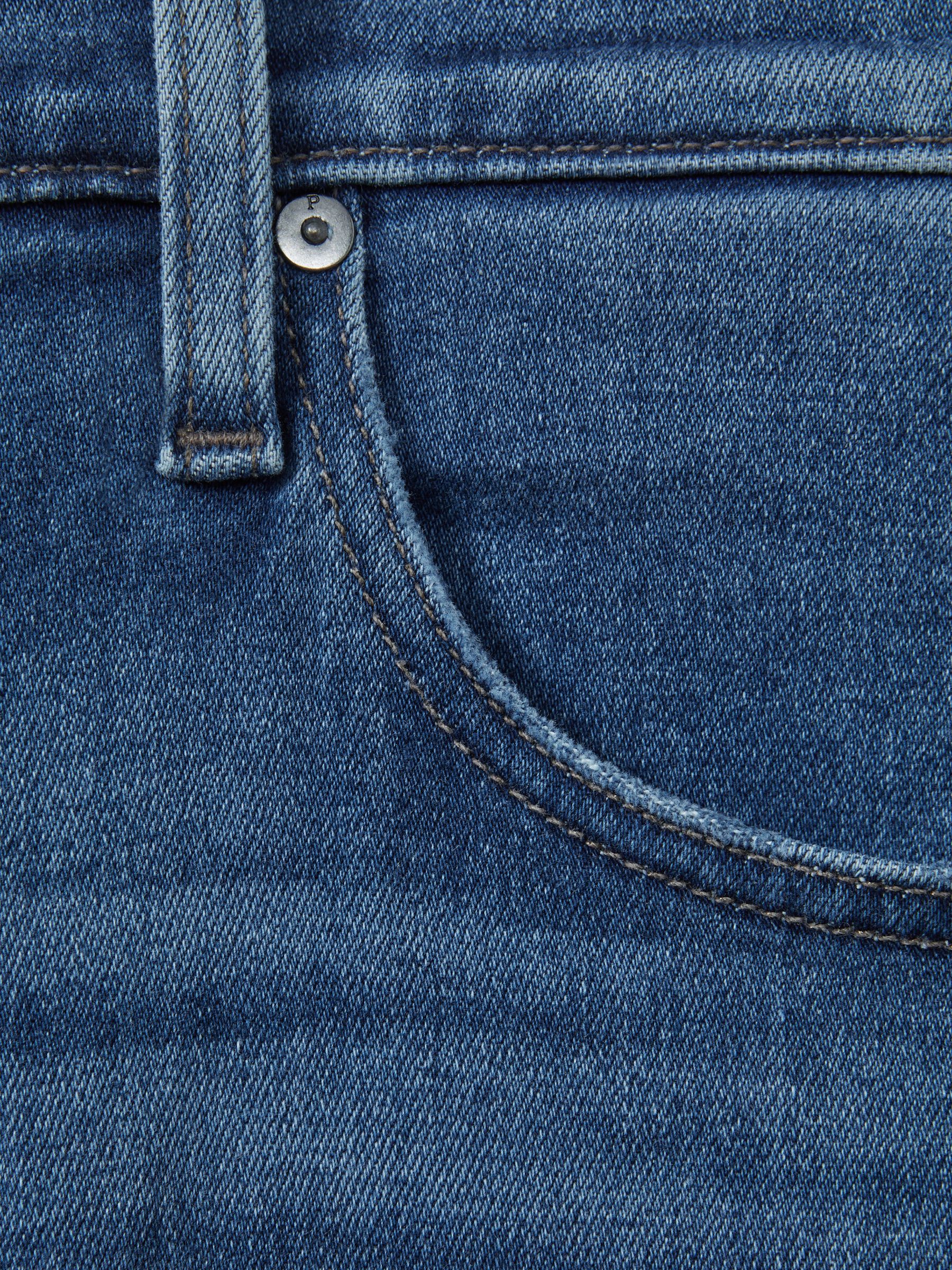 Paige Straight Leg Jeans in Atwell Blue