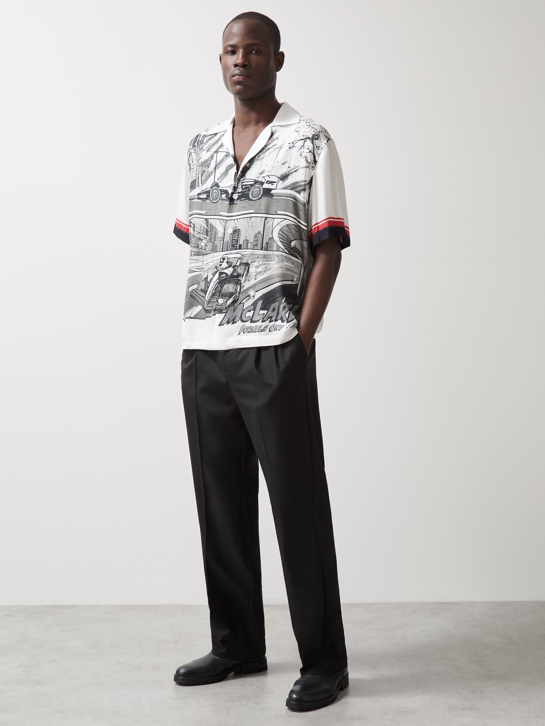 McLaren F1 Team Suzuka GP Shirt in Black/White