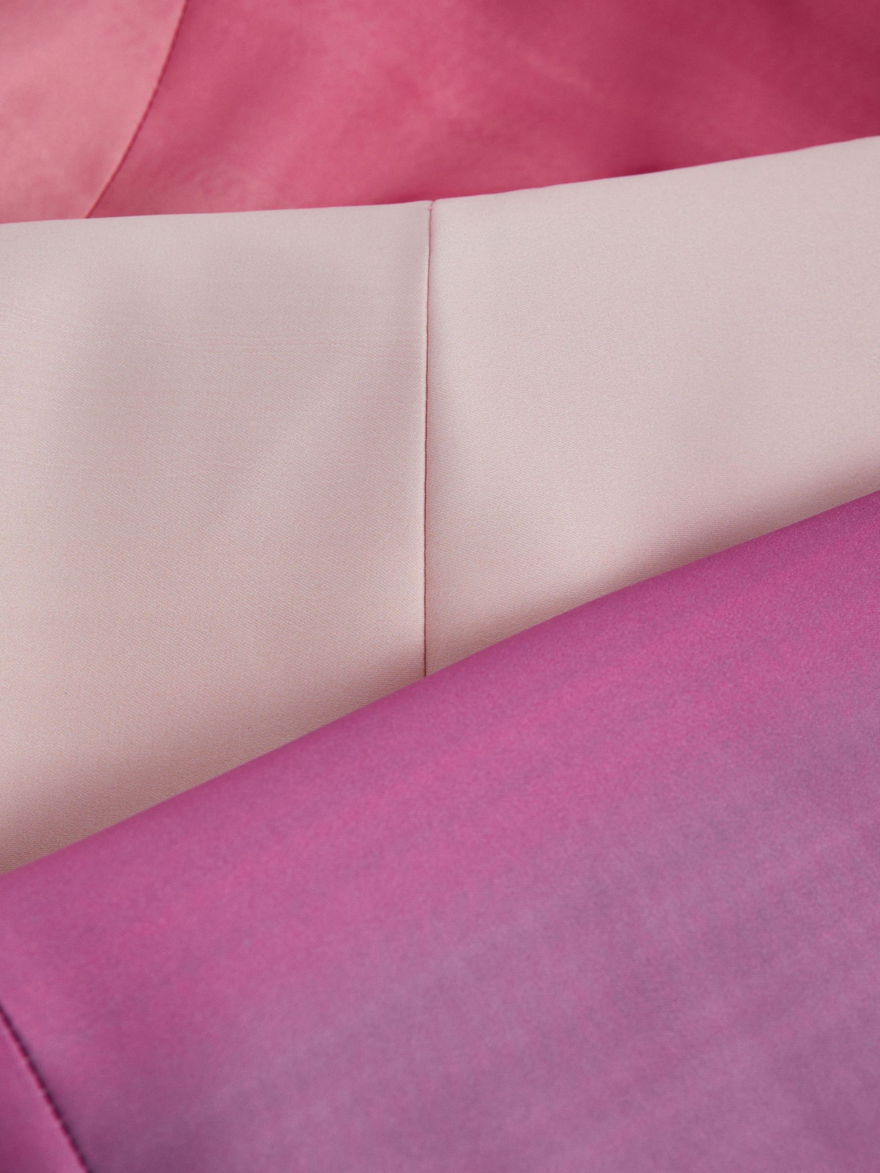 Leo Lin Ombre Sleeveless Midi Dress in Ombre Coral