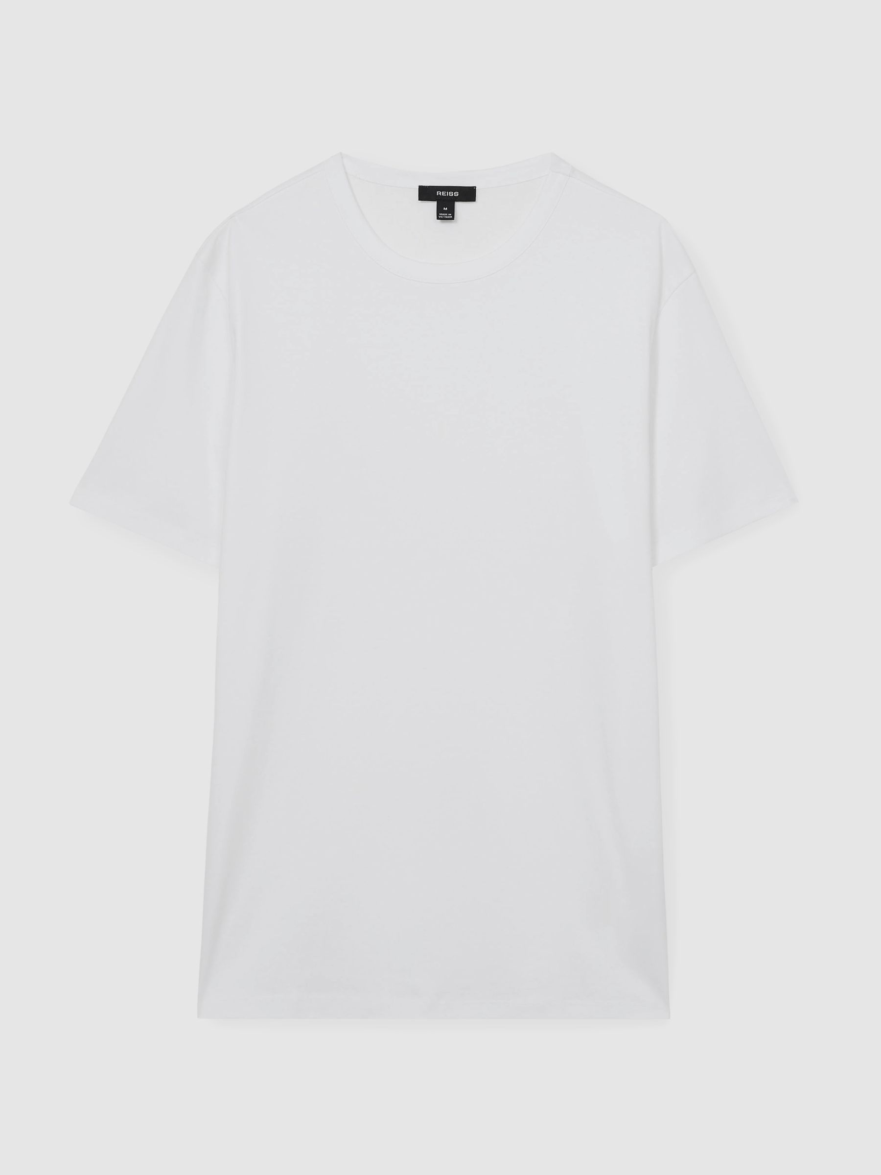 Airwater-Cotton Crew-Neck T-Shirt in White