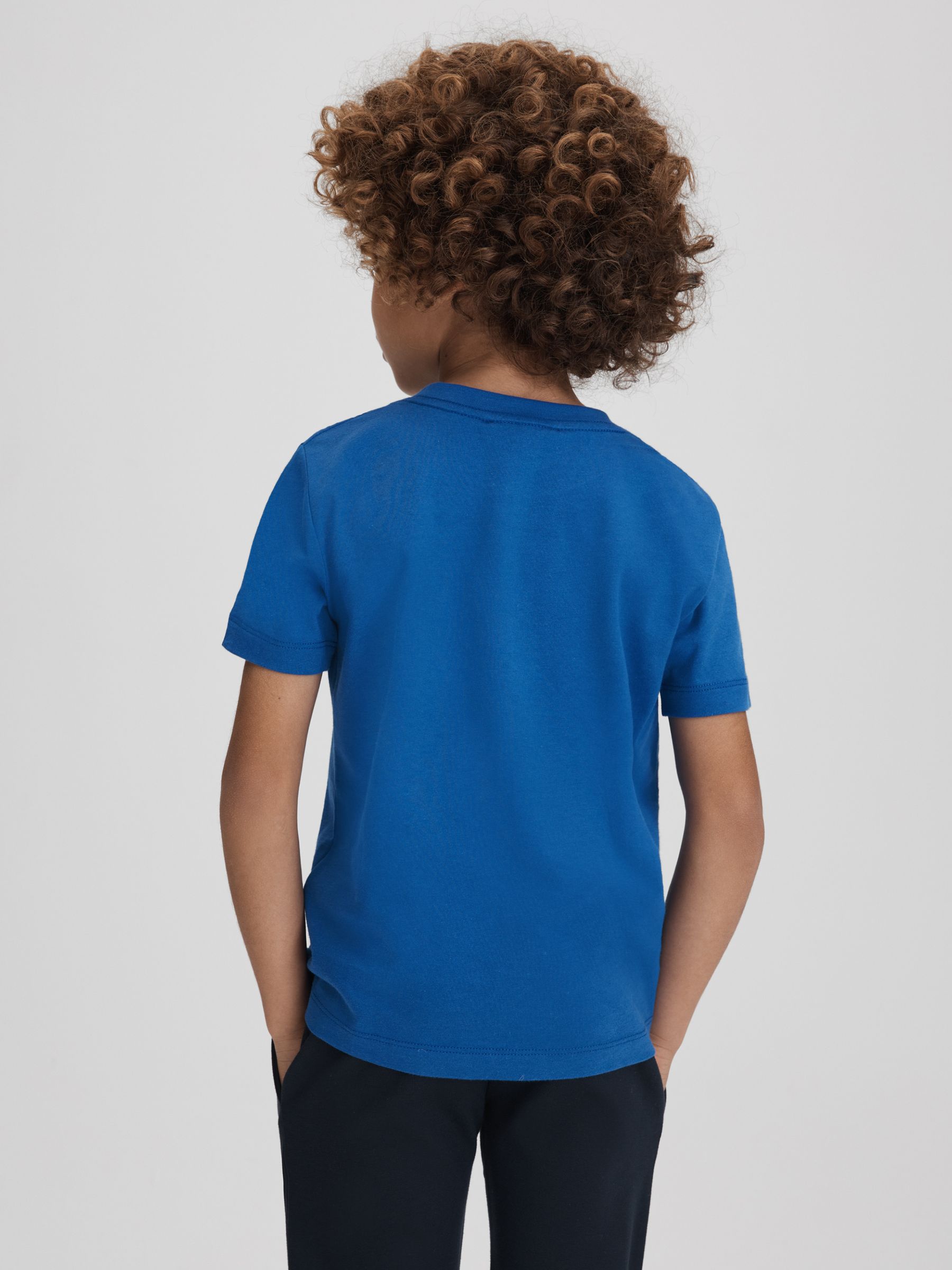 Crew Neck T-Shirt in Lapis Blue