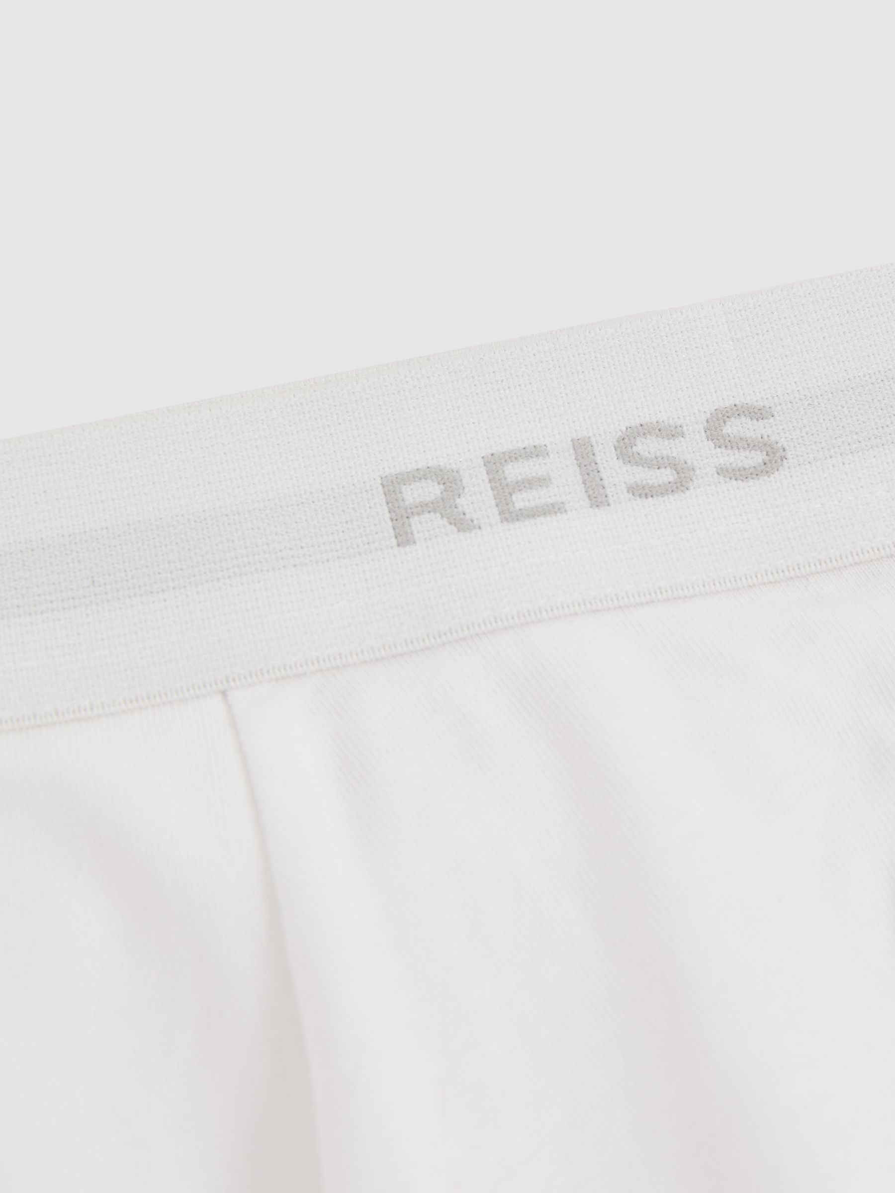 Three Pack Cotton Boxers in White